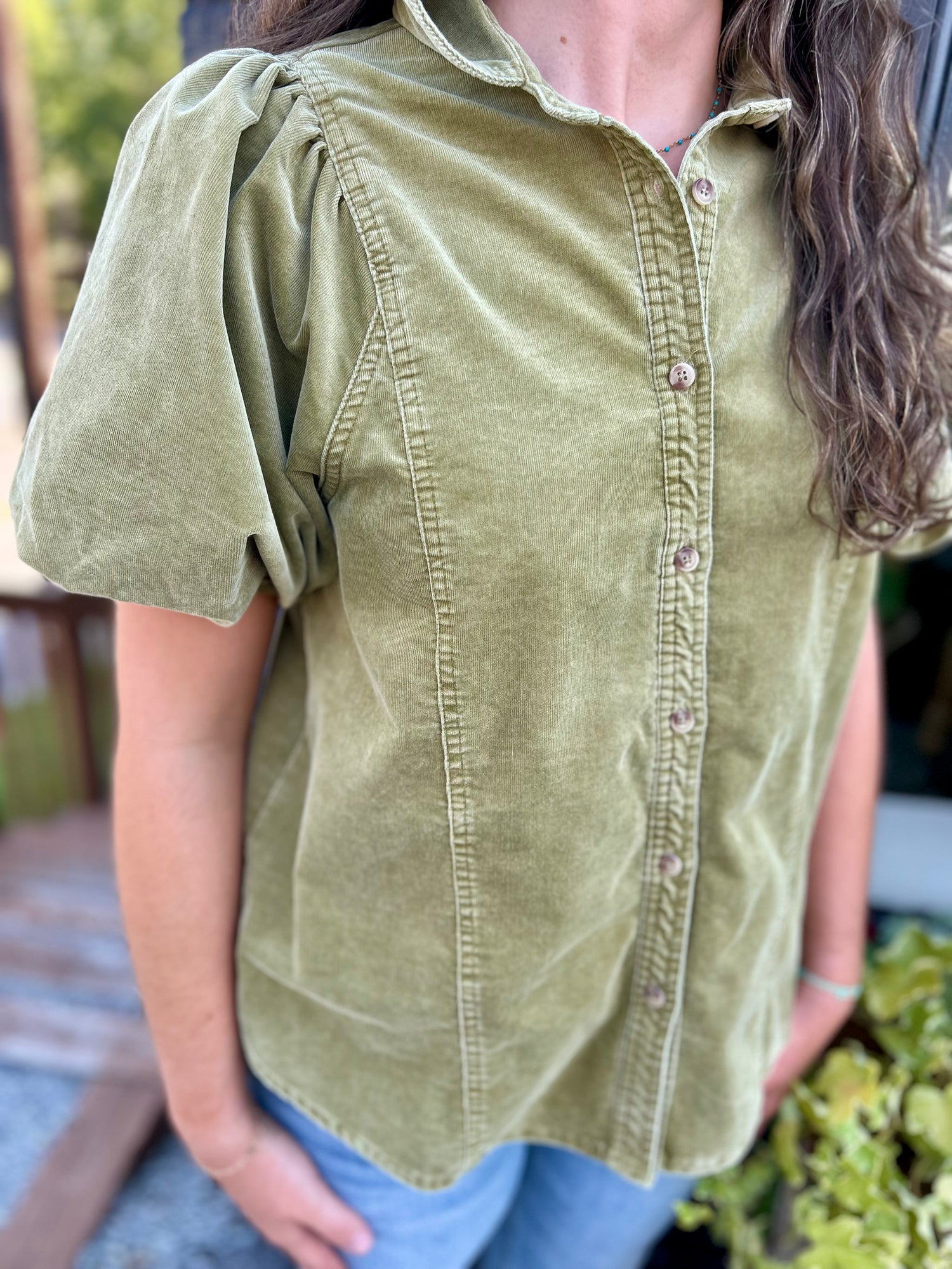 Corduroy Baby Blouse