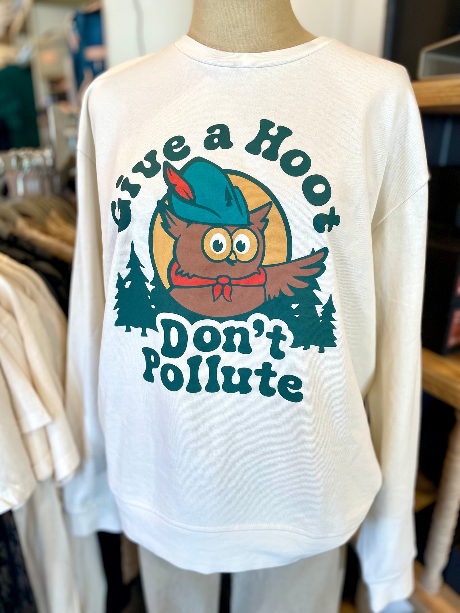 Give a Hoot Crewneck Sweatshirt
