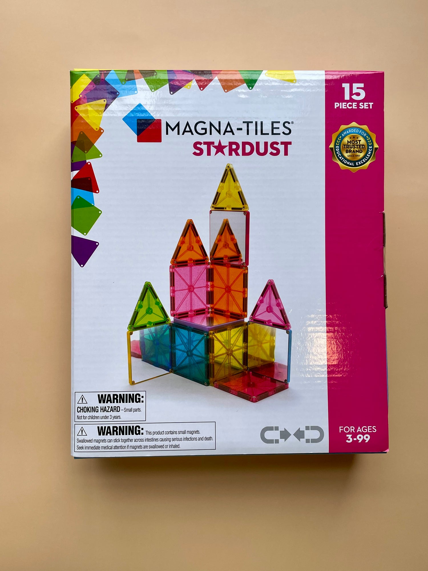 Magna-Tiles Stardust 15 Piece Set