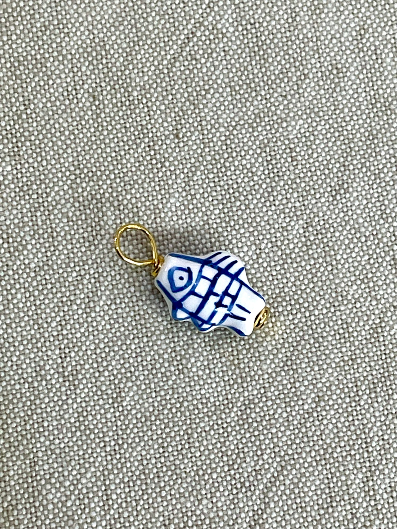 Fish Porcelain Bead Charm