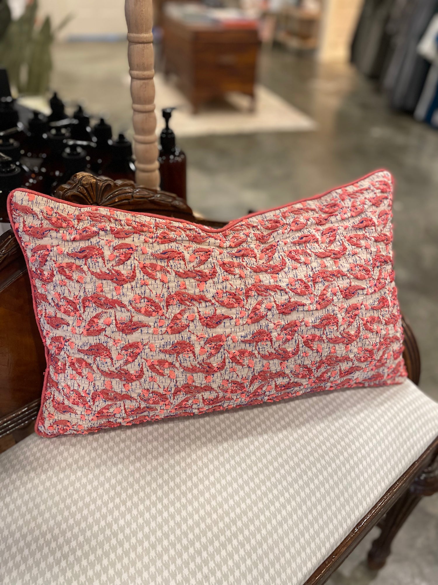 Piped Lumbar Pillow
