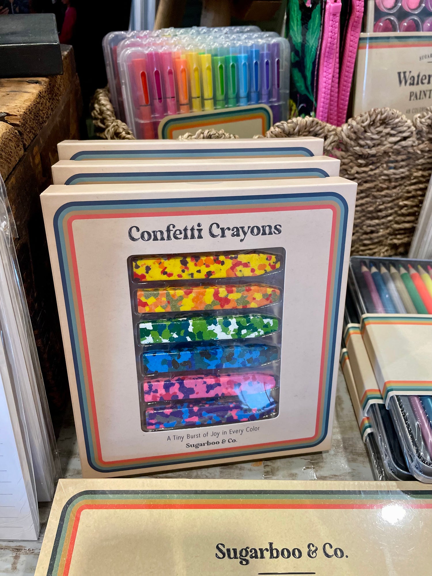 Confetti Crayons