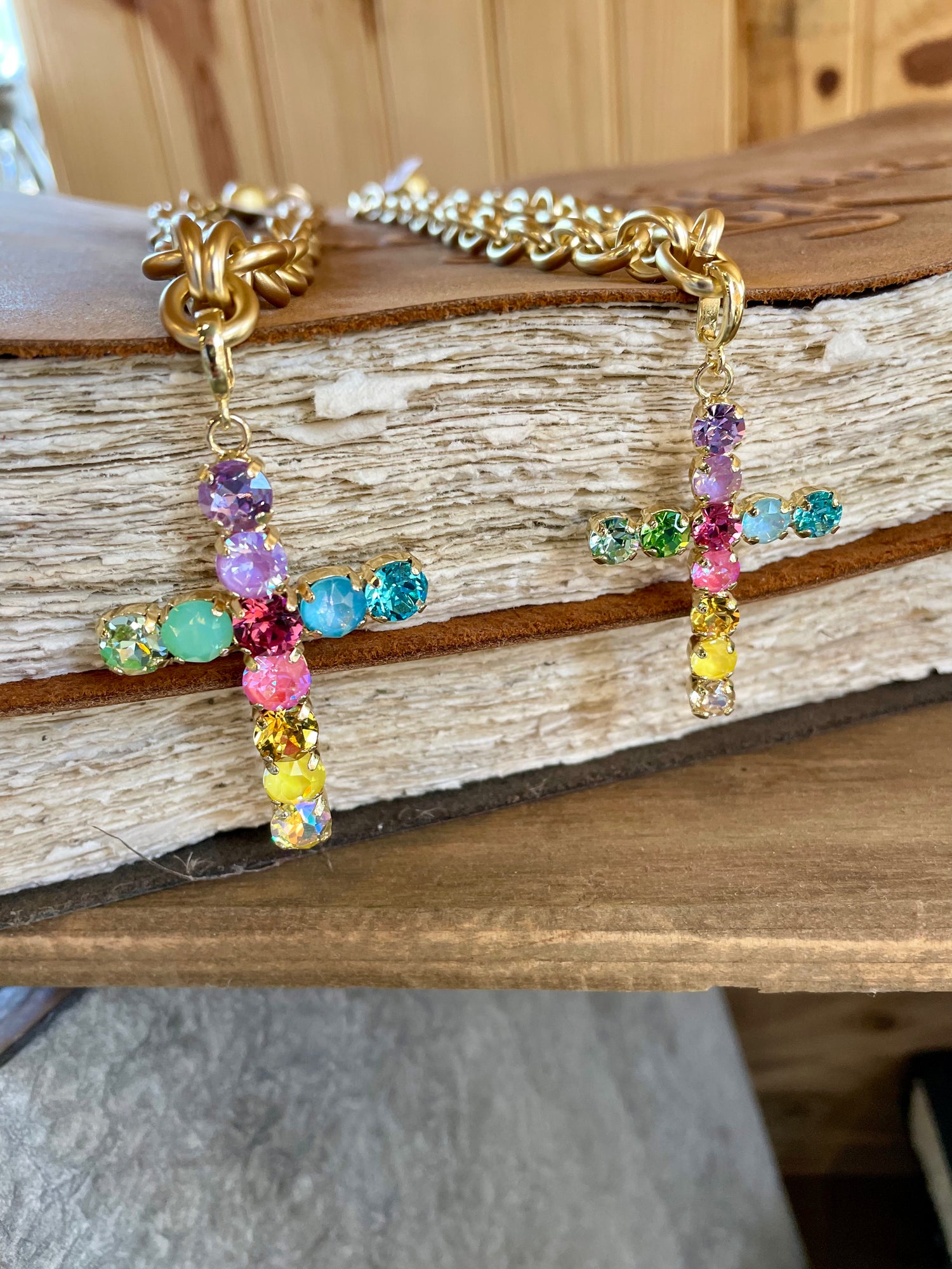 Joseph's Statement Cross Charm