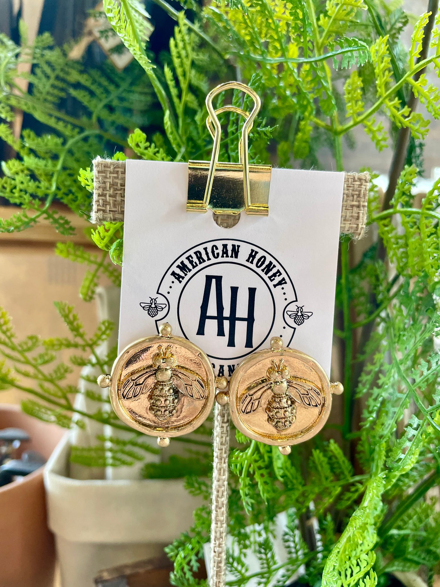 Coin Stud Earring