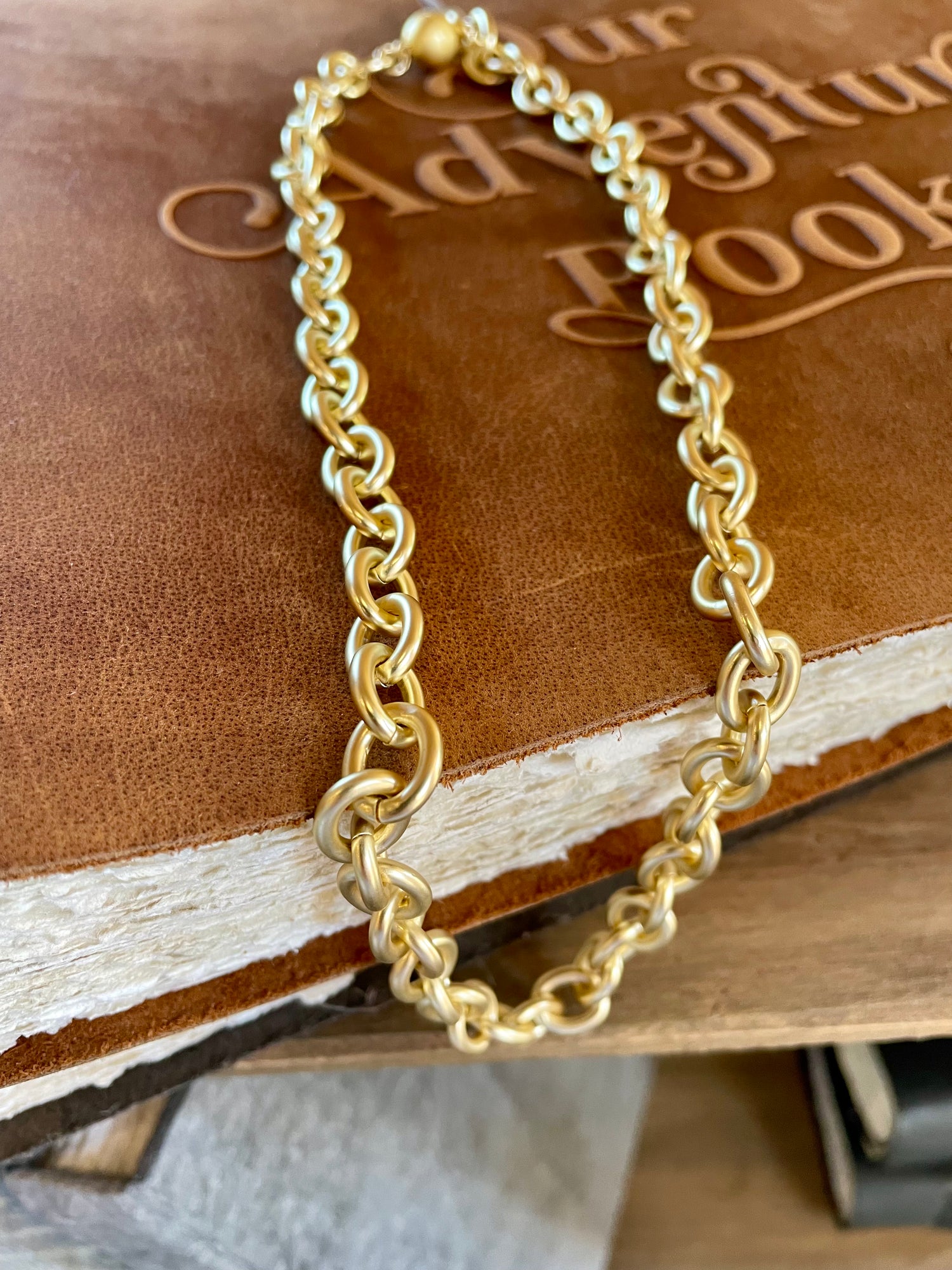 Gold Link Necklace