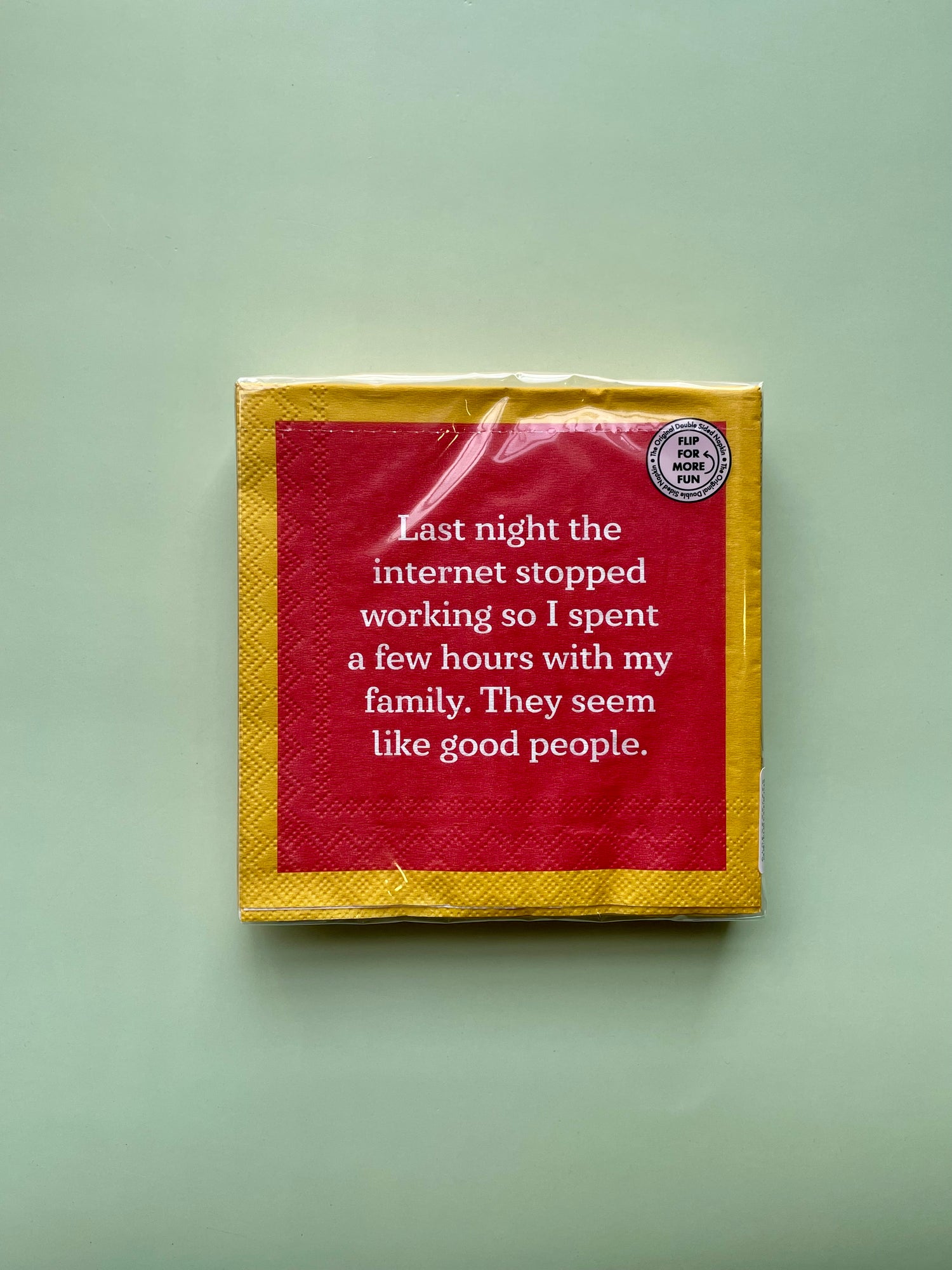Drinks on Me Cocktail Napkins : Internet