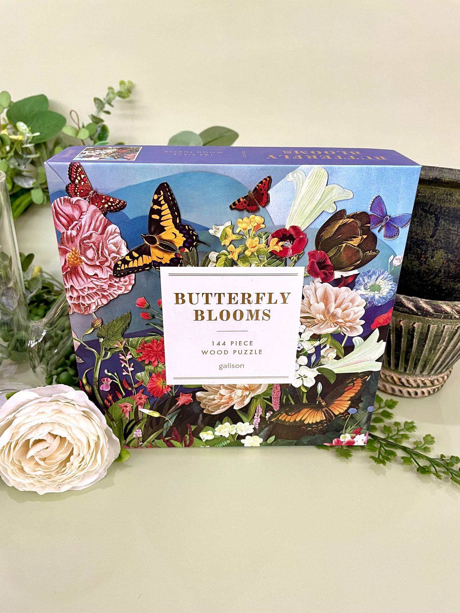 Butterfly Blooms Wood Puzzle