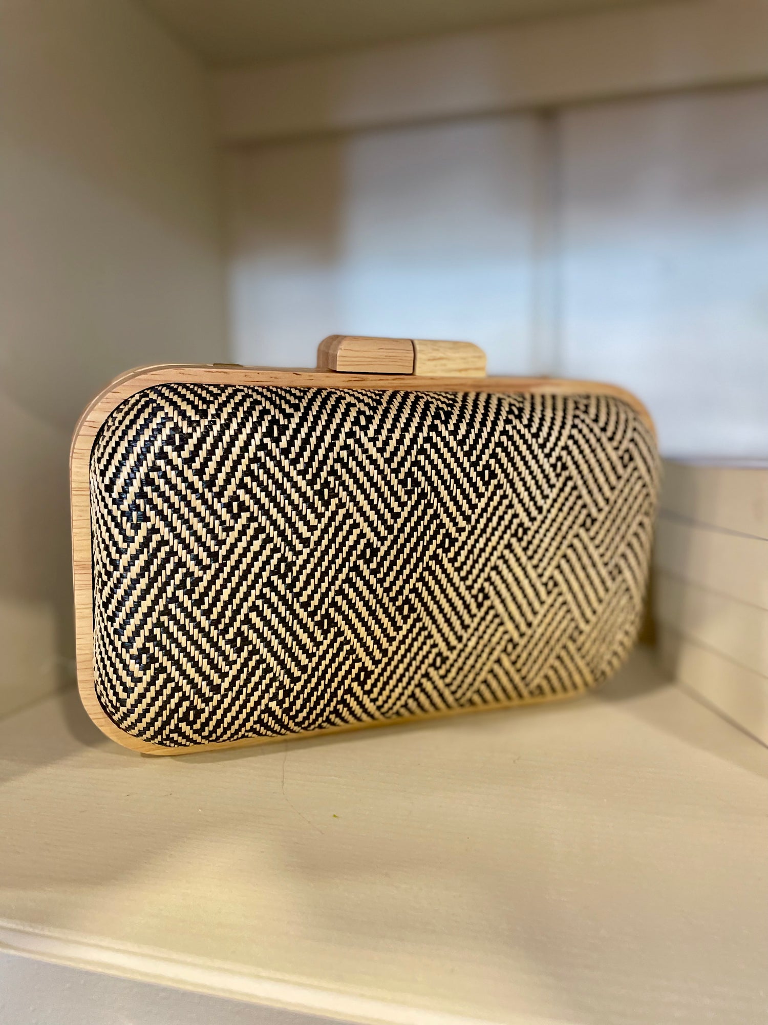 Straw Clutch Purse
