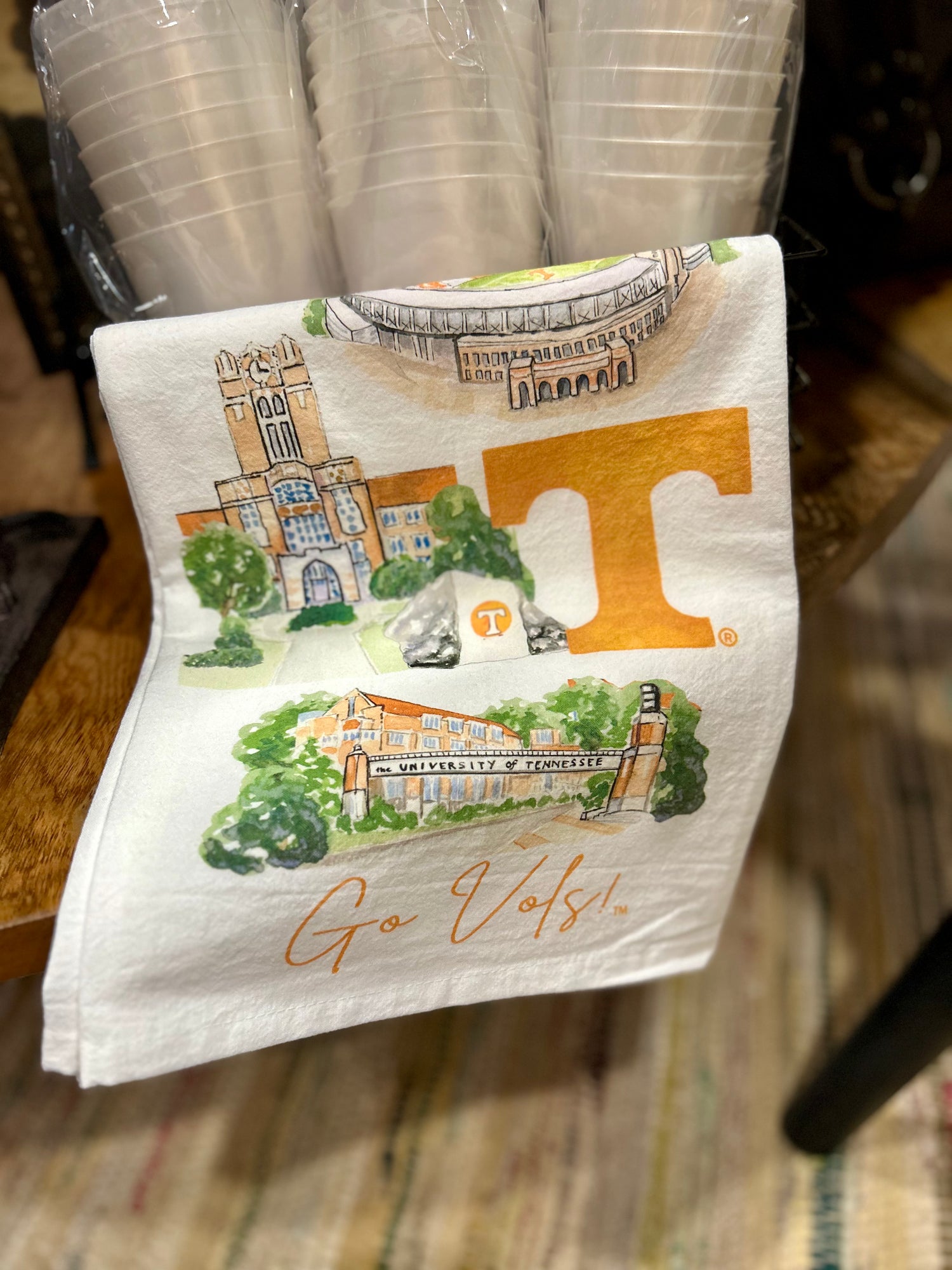 Tennessee Landmark Tea Towel