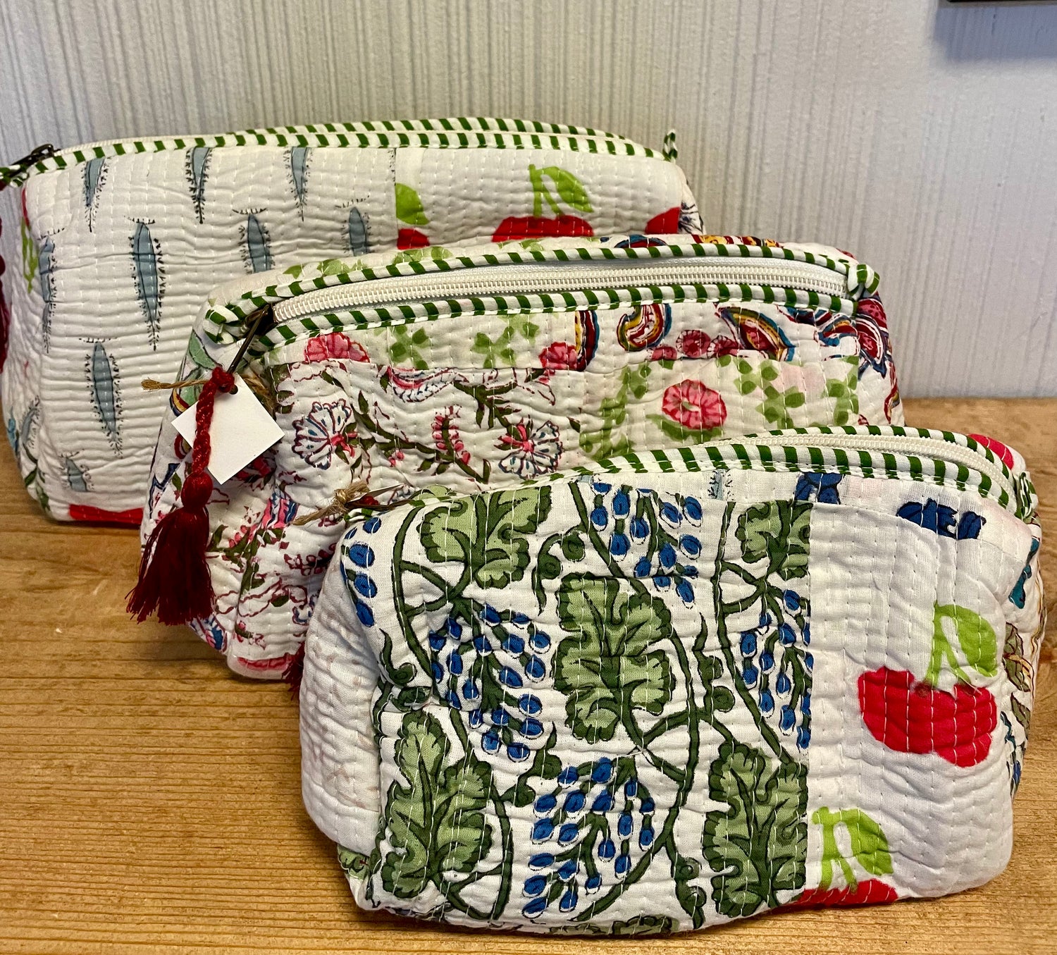 Quilted Cosmetic Bag