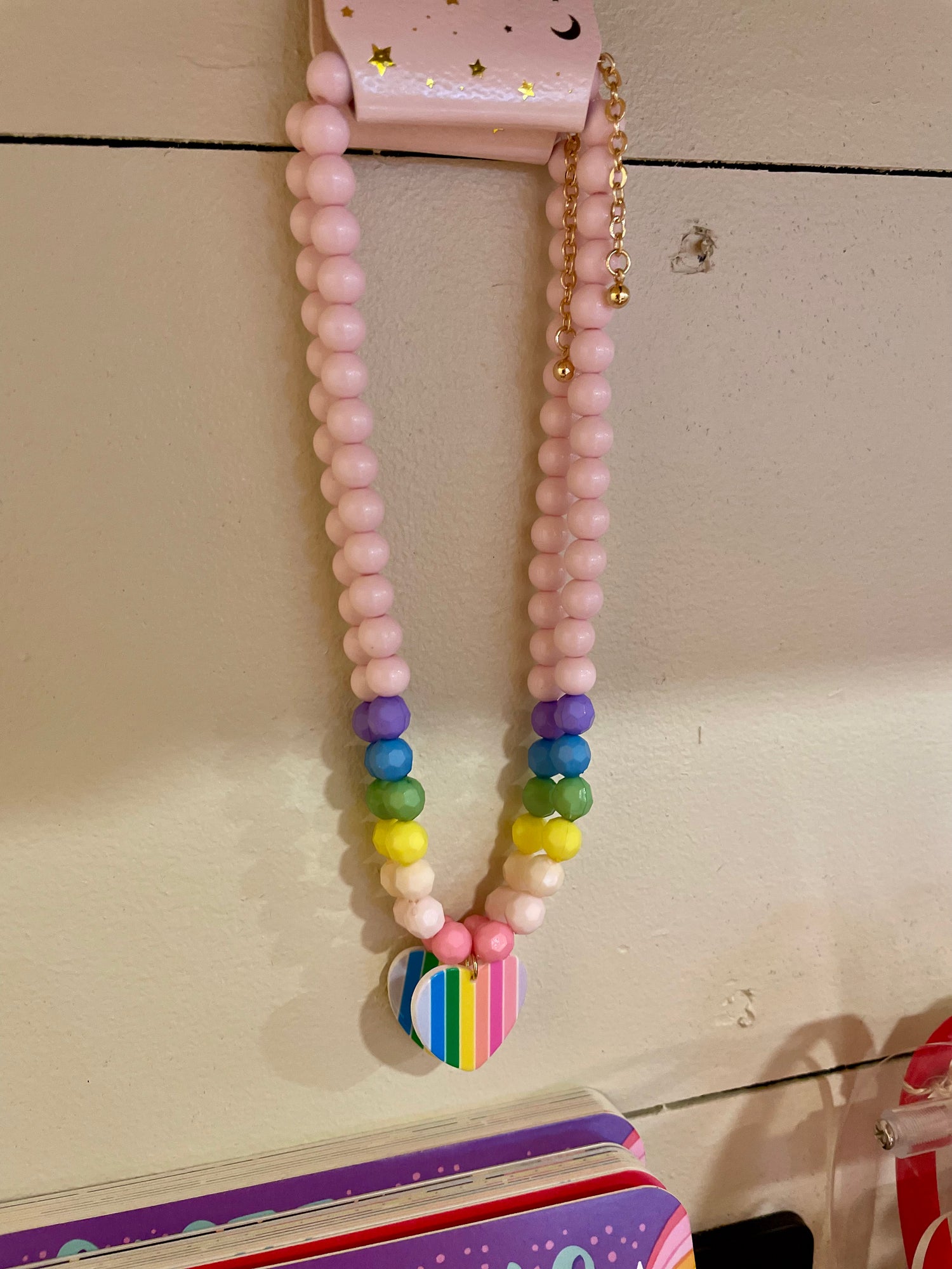 Rainbow Pendant Kids Necklace