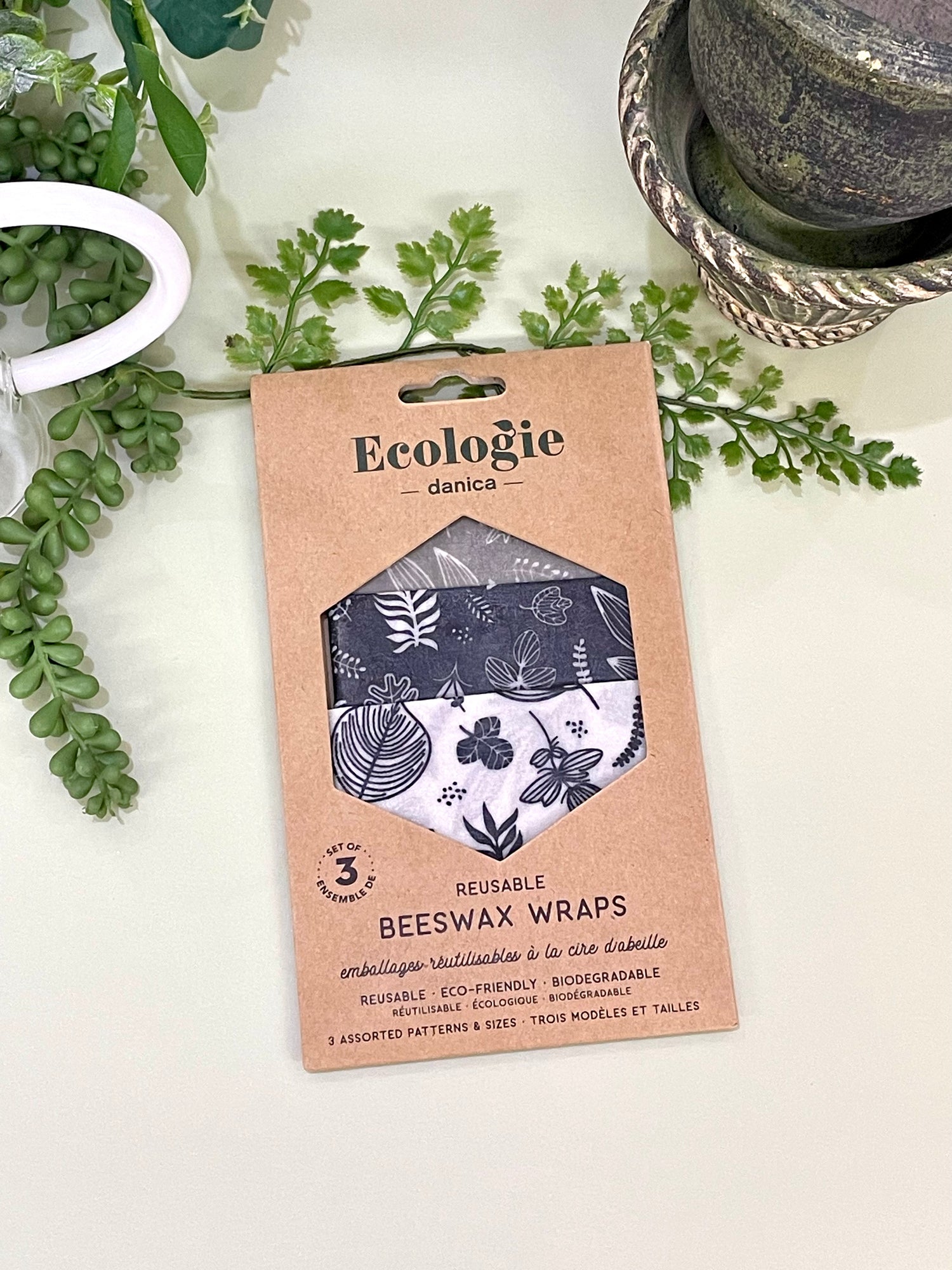 Ecologie Beeswax Food Storage Arbor Print Set of 3