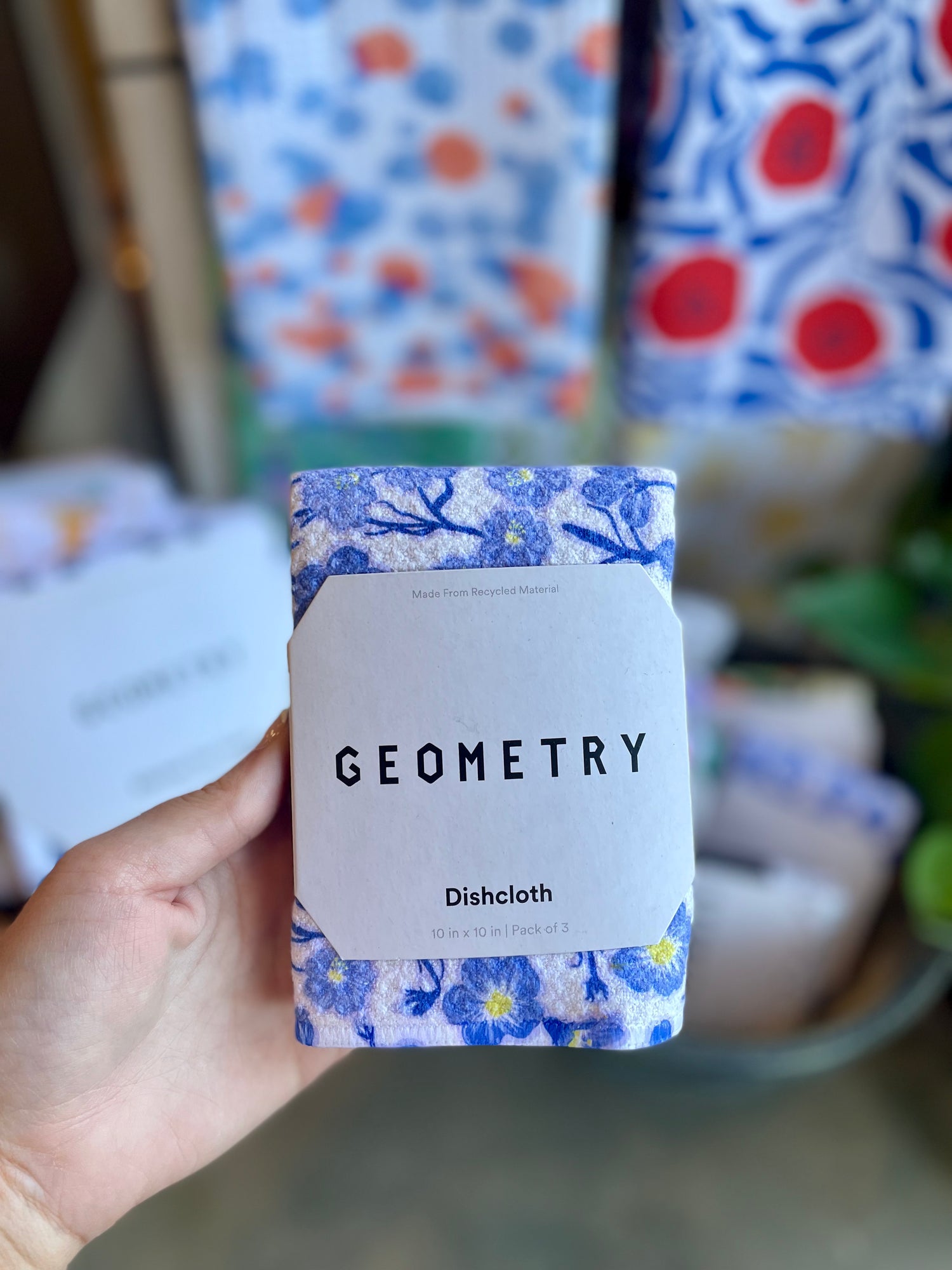 Primavera Dish Cloth Geometry