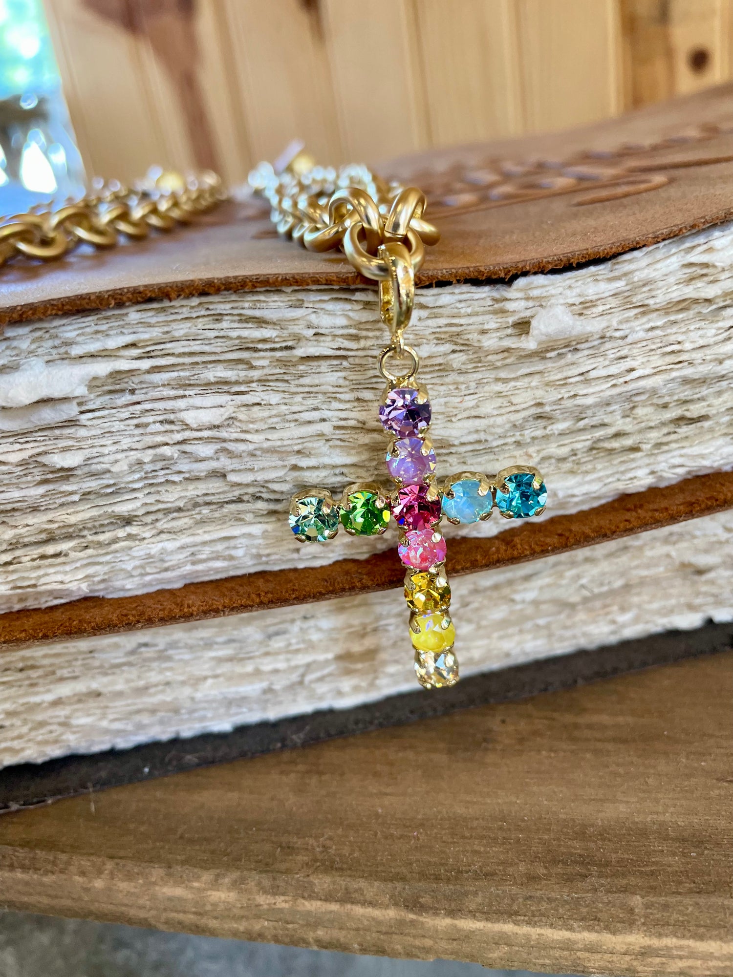 Joseph's Statement Cross Charm