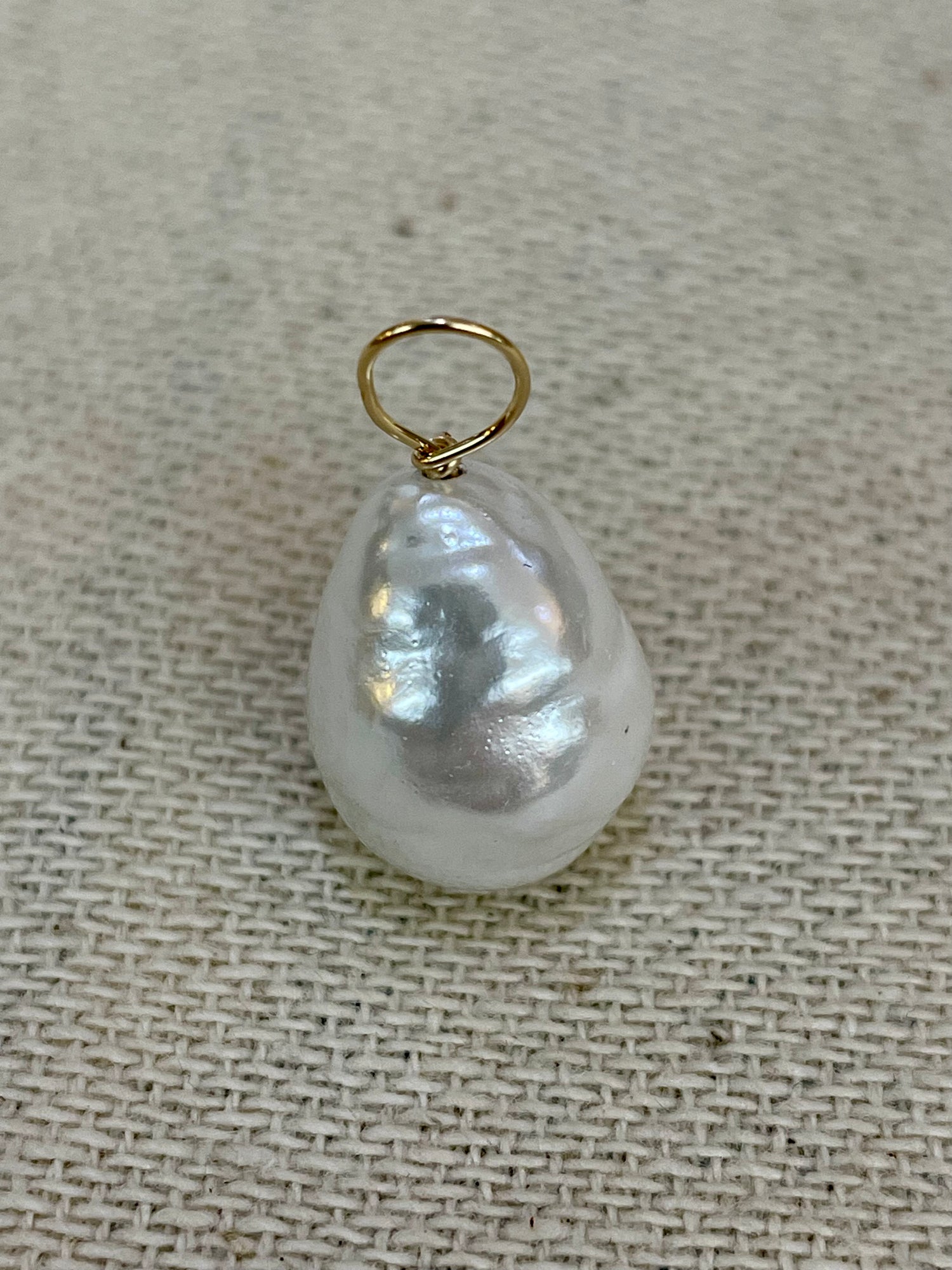 Large Pearl Charm