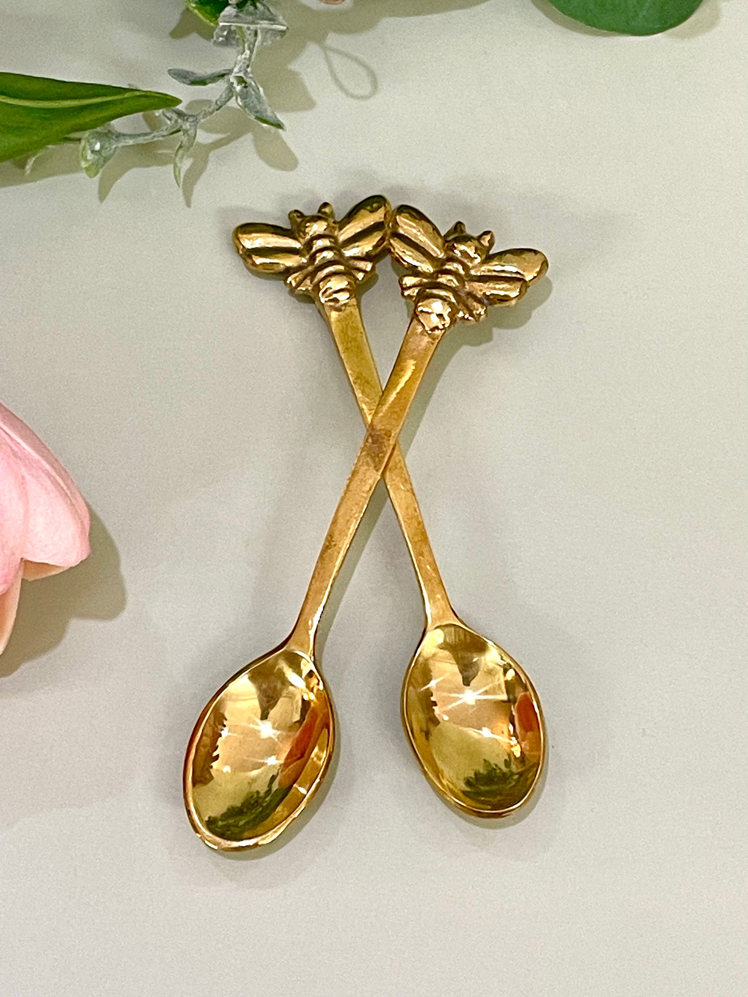 Bee Spoon Brass Small