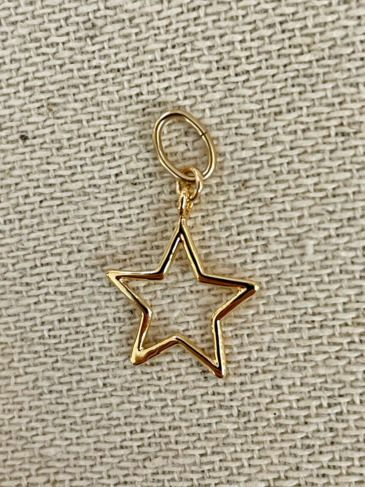 Open Star Charm