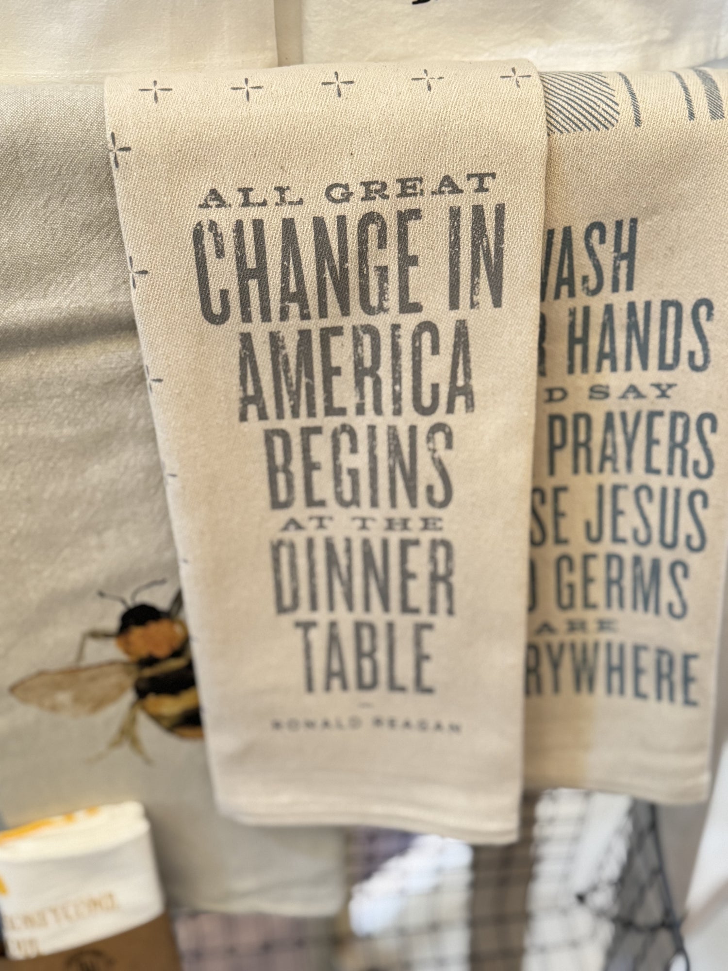 Towel Ronald Reagan Quote Southern Fried