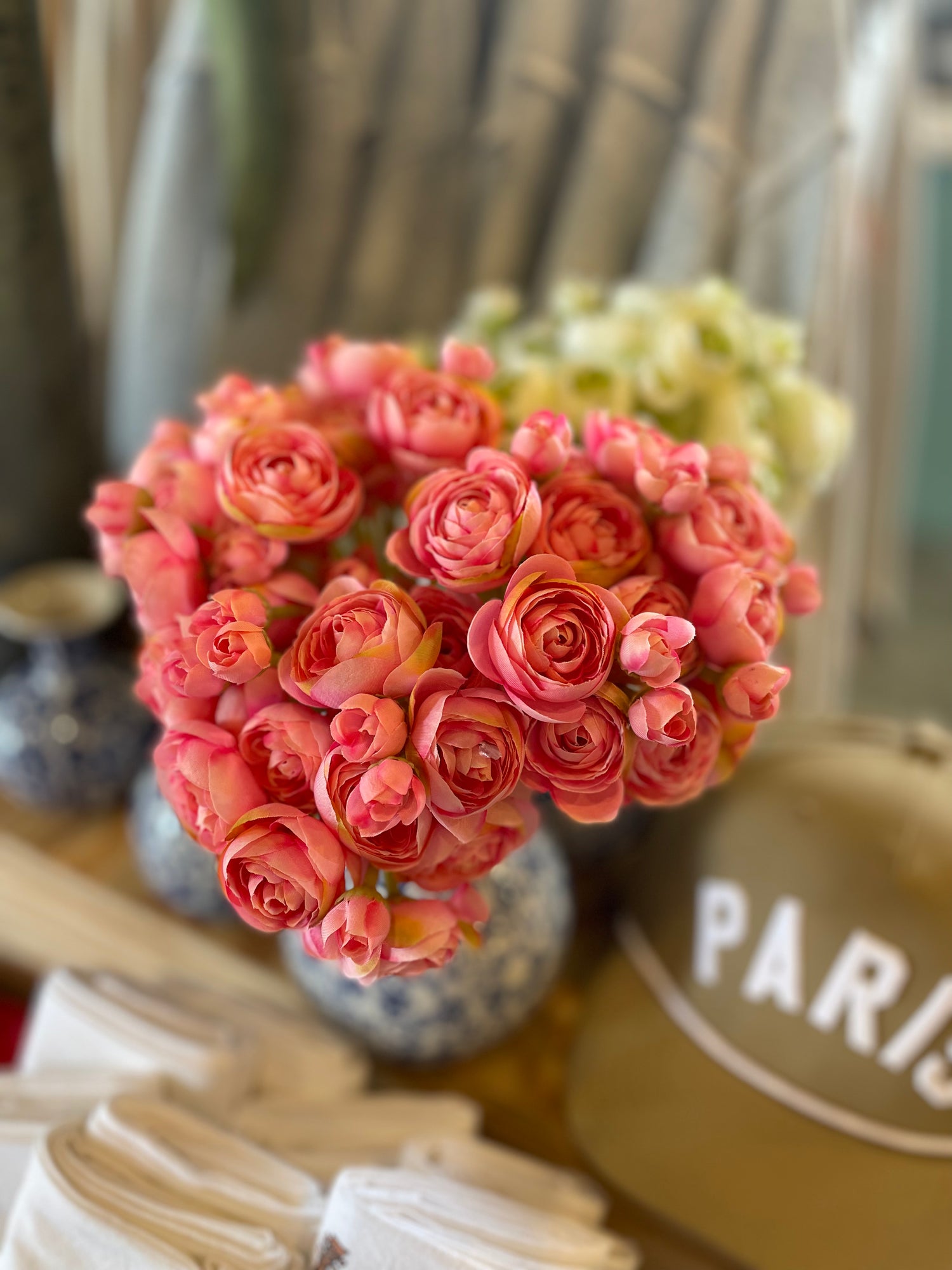 Pink Mini Ranunculus Bundle : 7 Stems