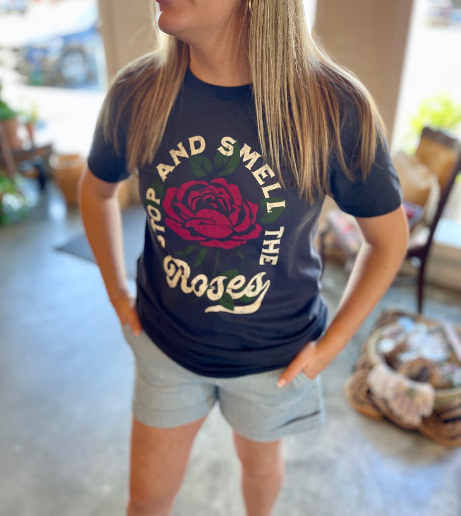 Stop and Smell the Roses Tee