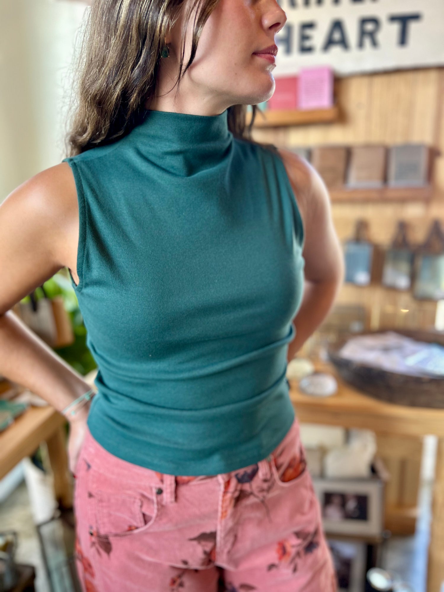 Mock Neck Tank