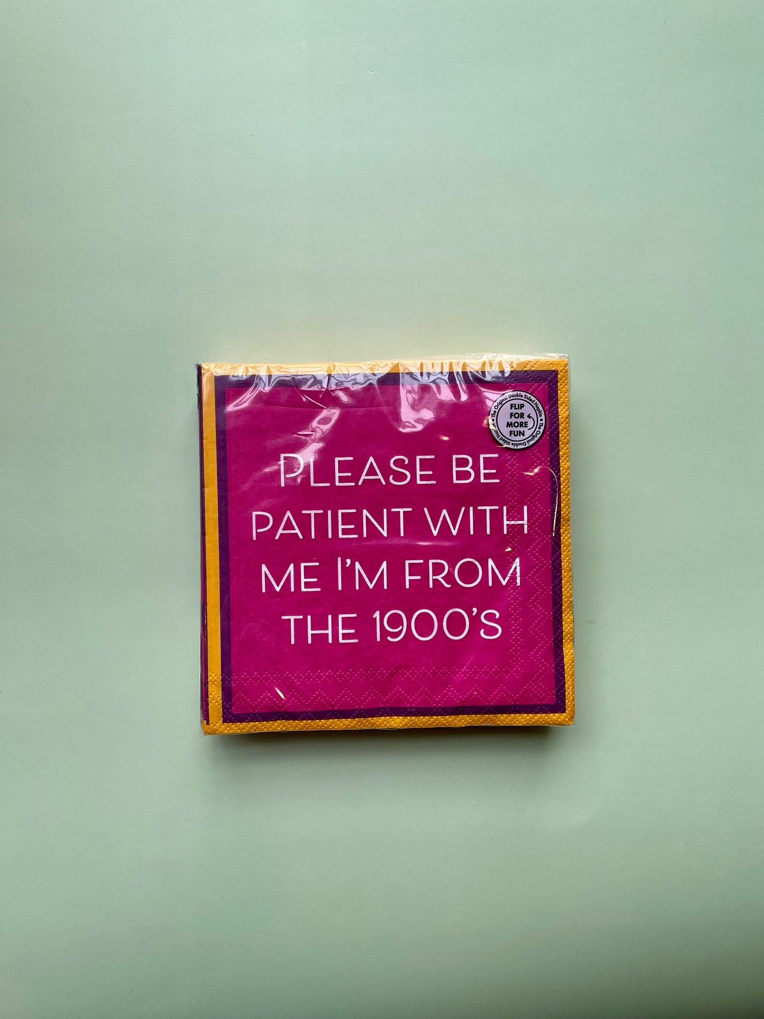 Drinks on Me Cocktail Napkins : 1900s