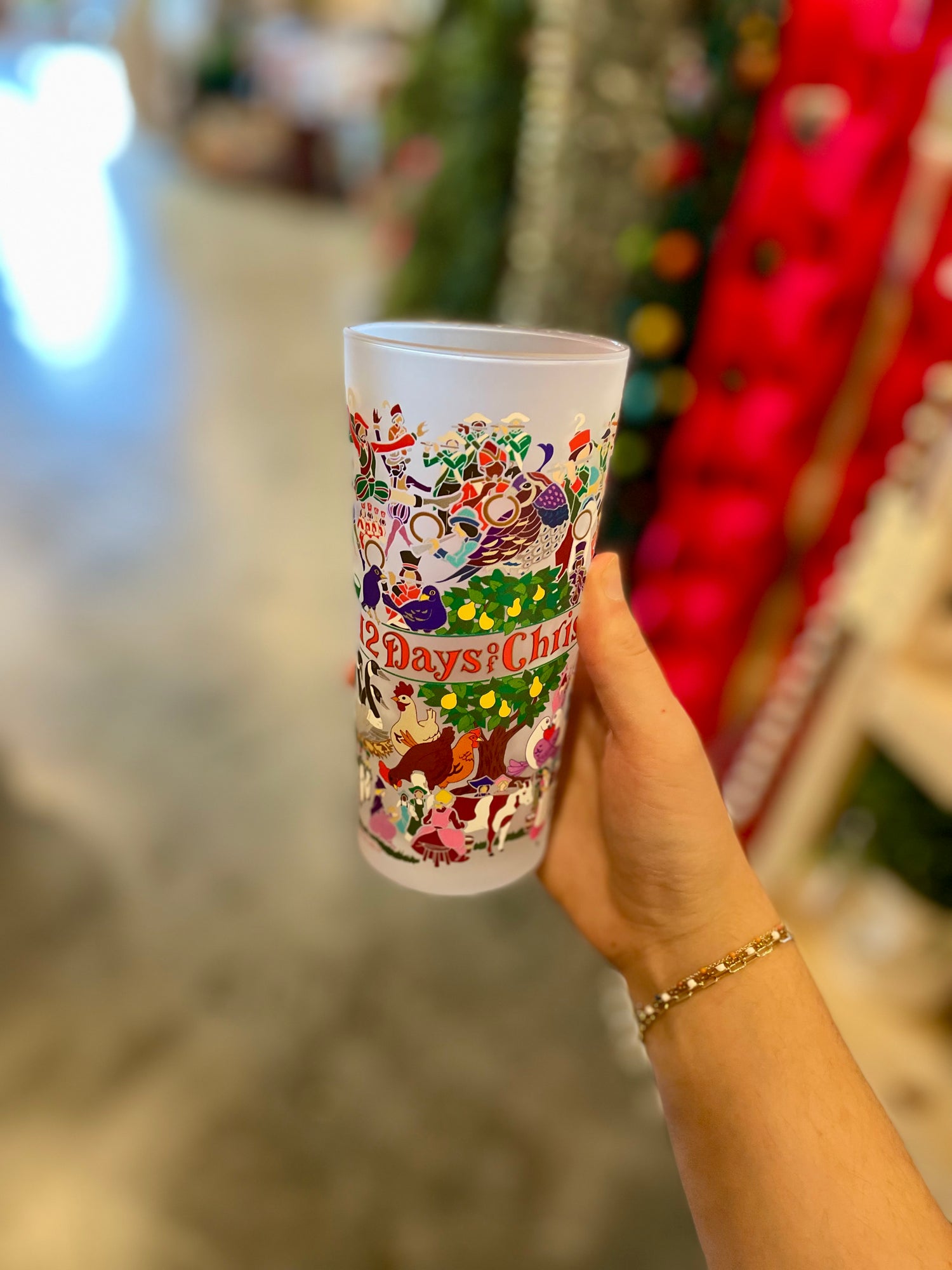 12 Days of Christmas Glass