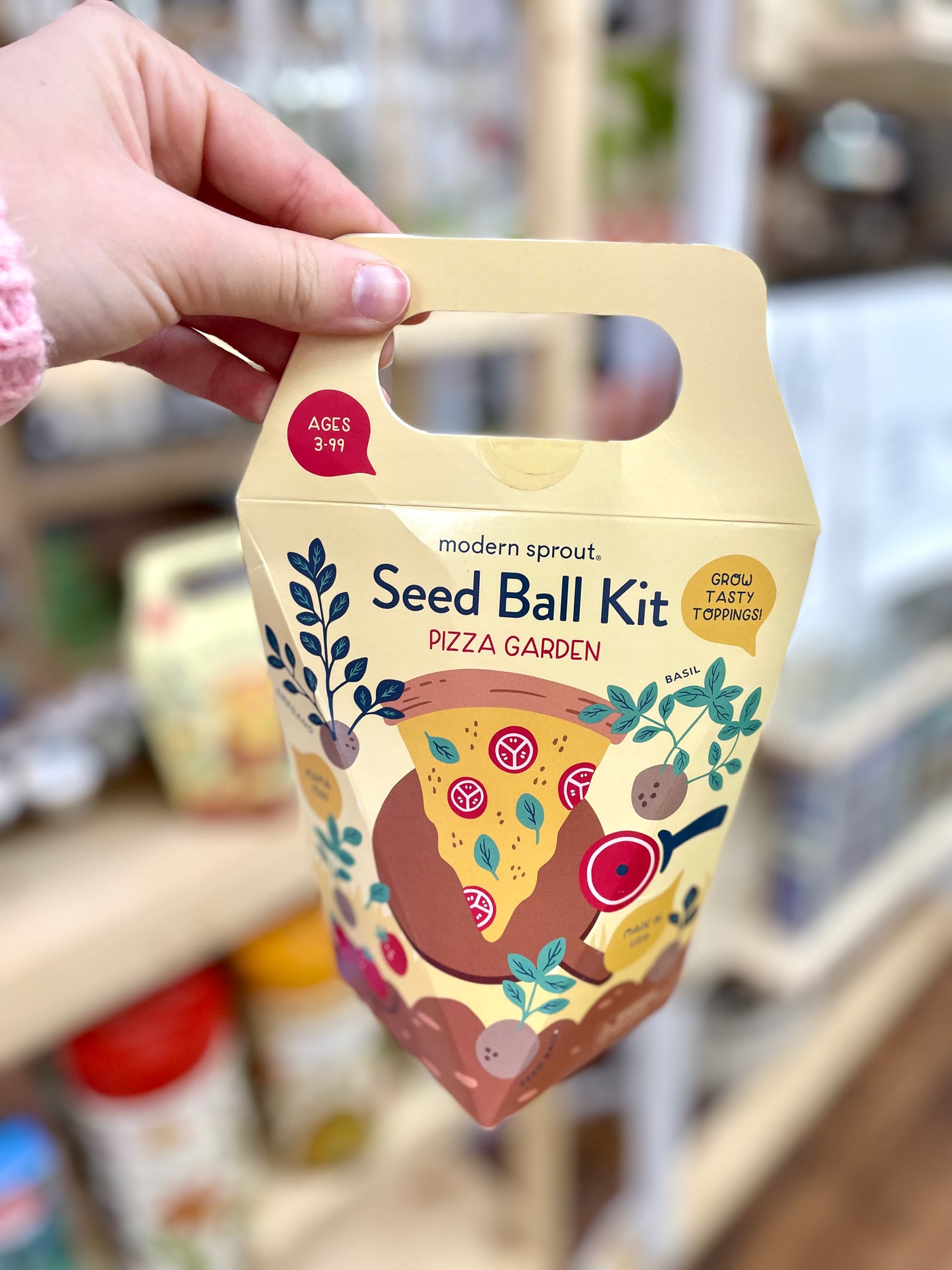 DIY Seed Ball Kit Pizza Garden