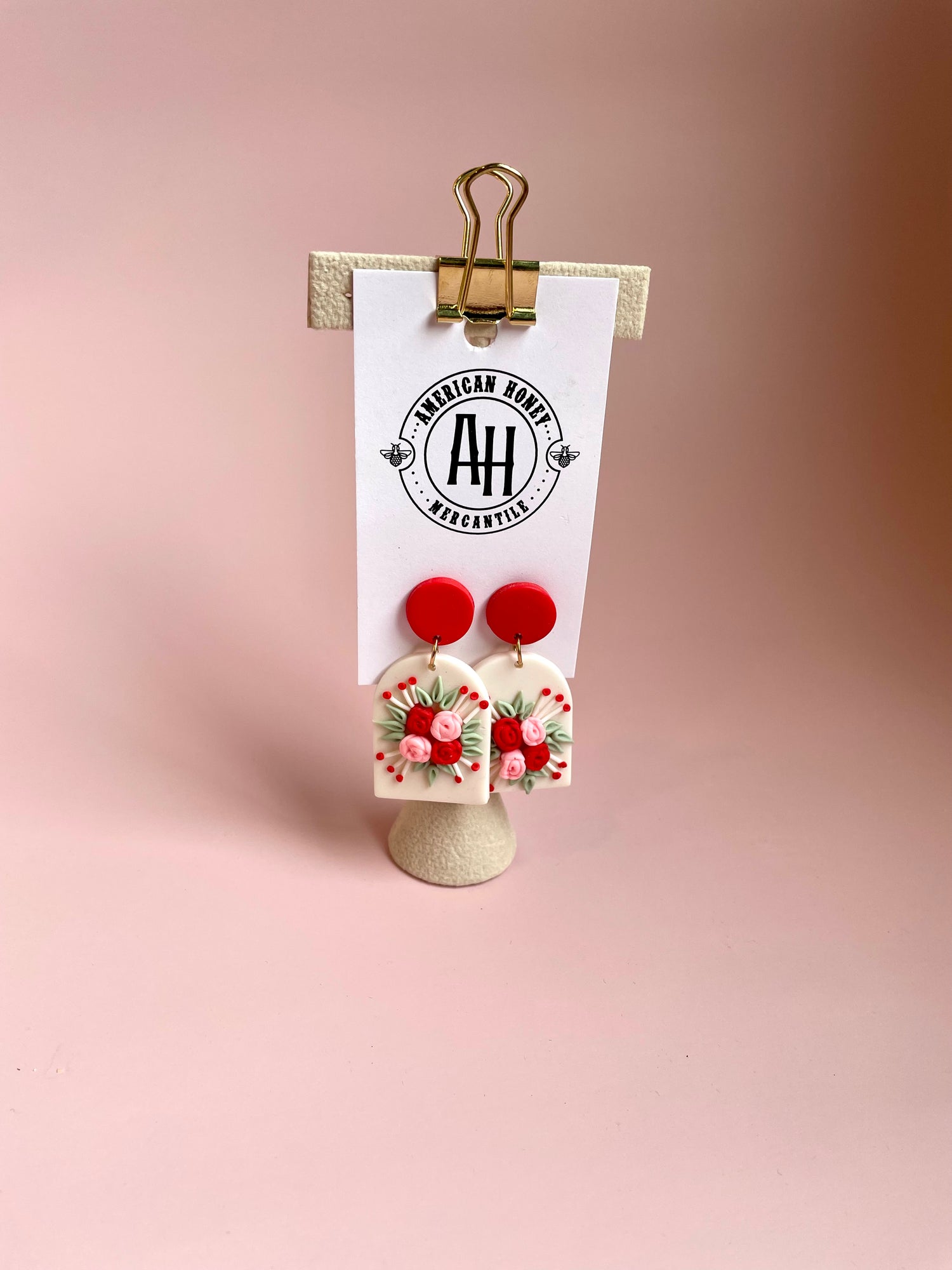 Rose Bowl Earring