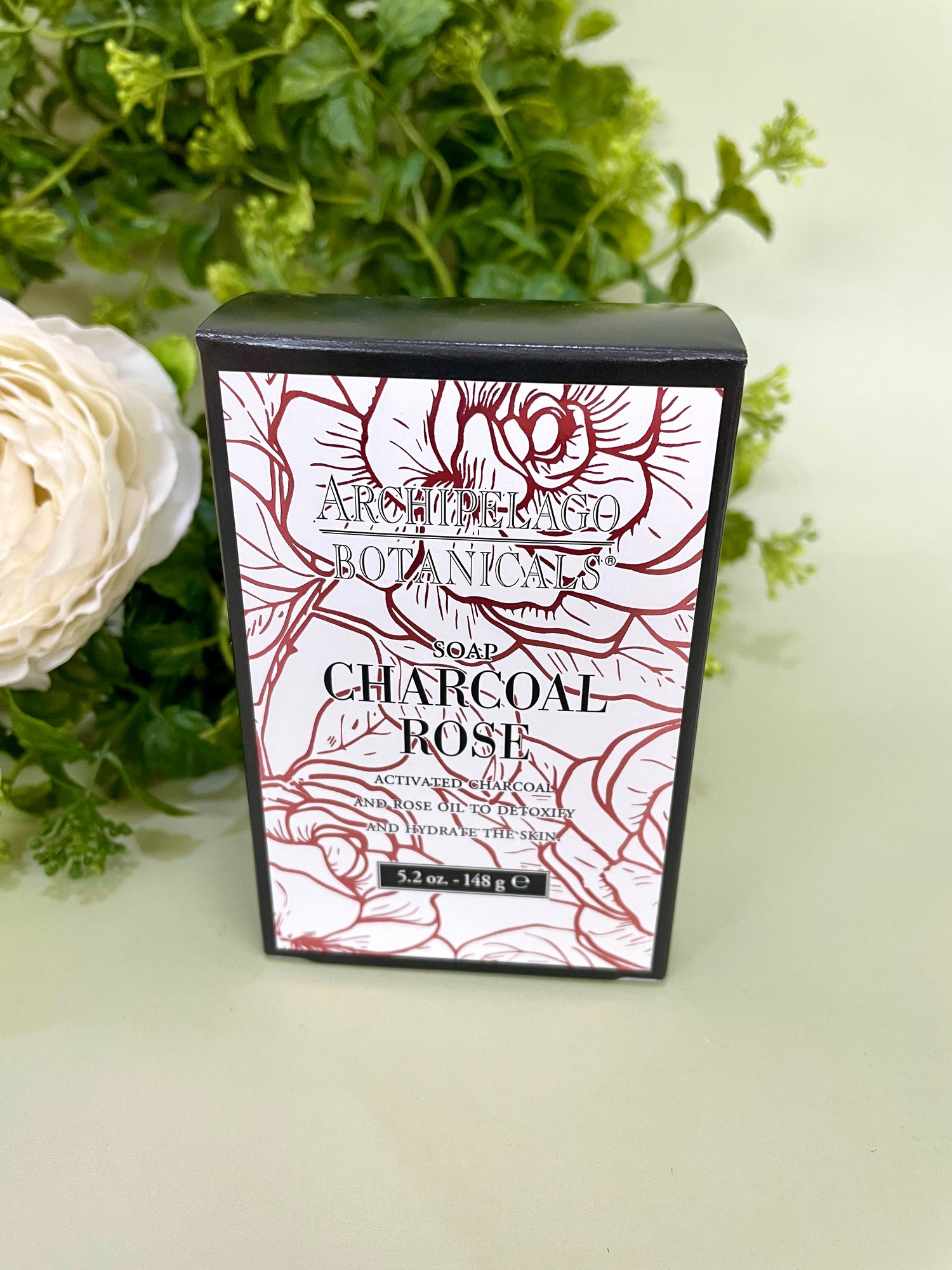 Archipelago Bar Soap Charcoal Rose