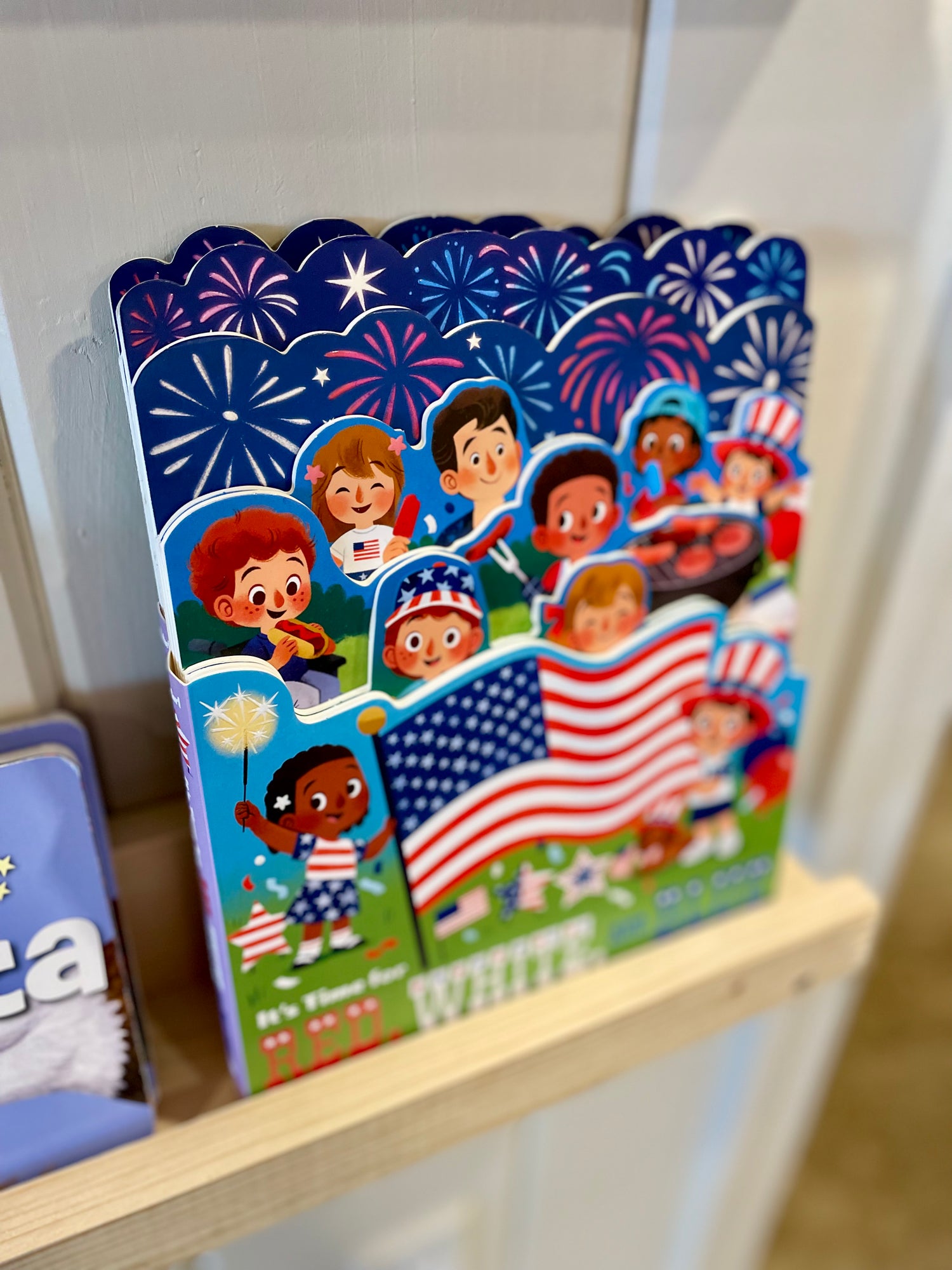 It's Time for Red, White, and Blue Board Book