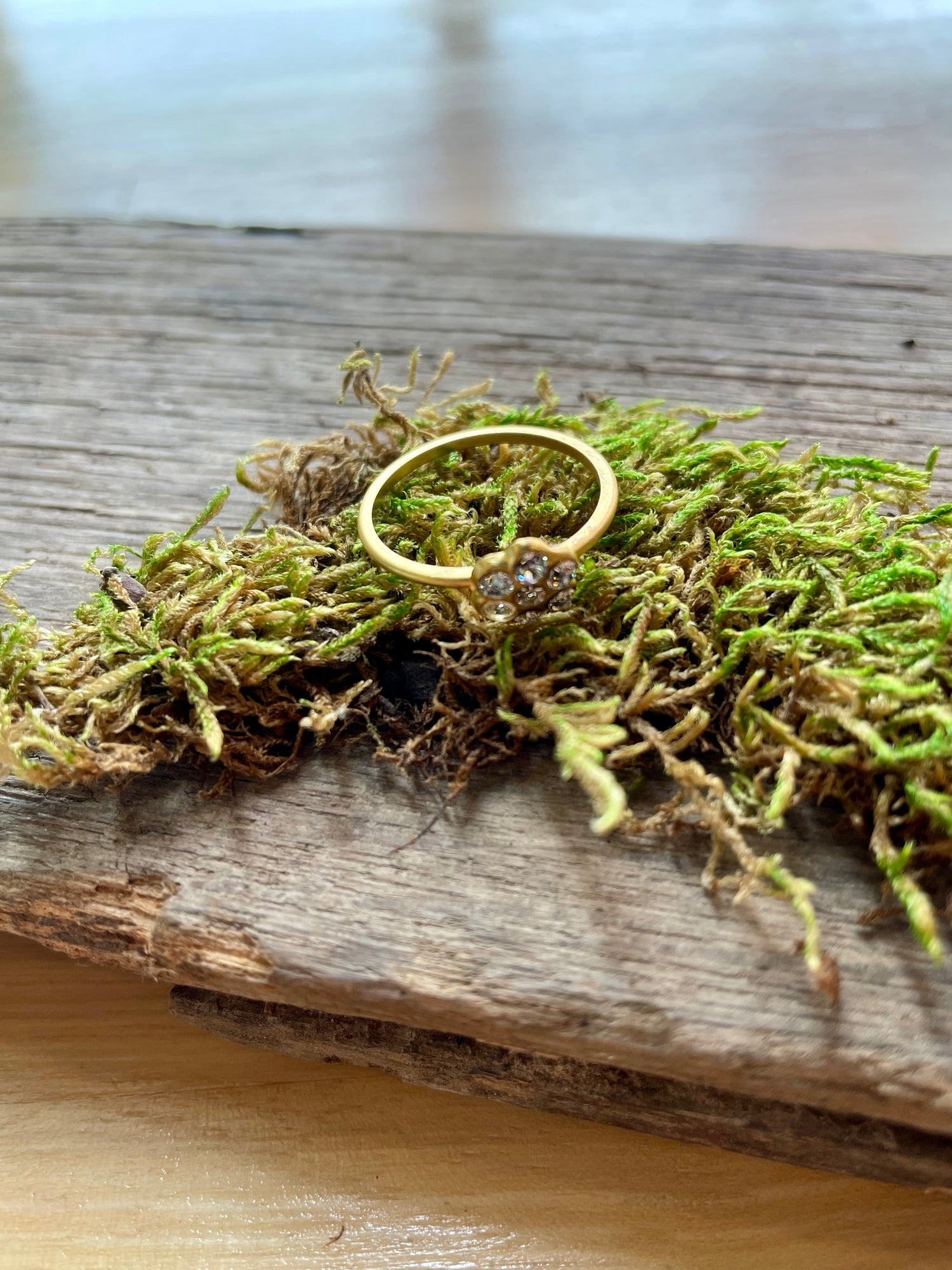 Stone Flower Ring