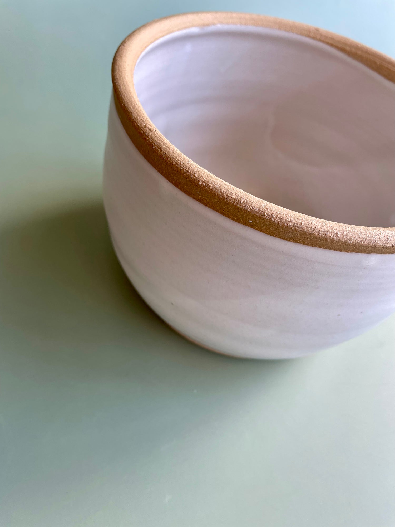 Chunky Vase with Raw Rim