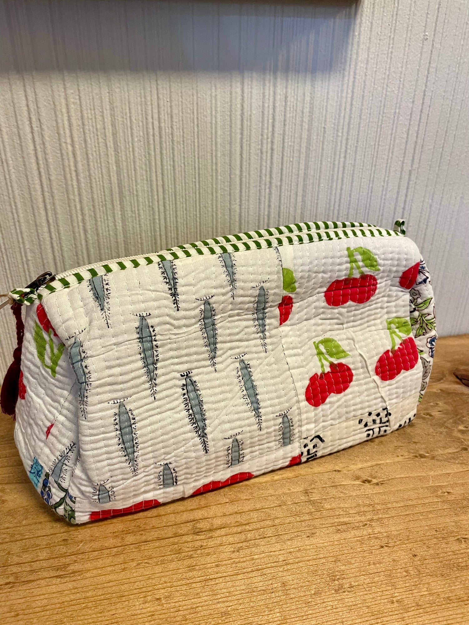 Quilted Cosmetic Bag
