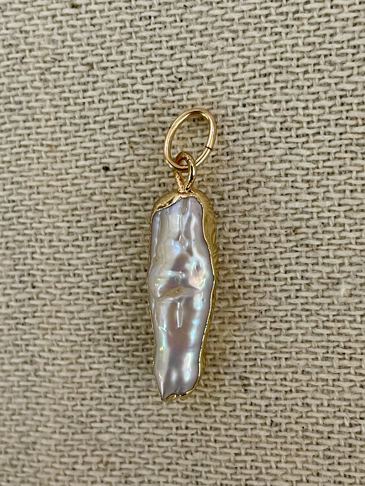 Pearl Long Drop Charm