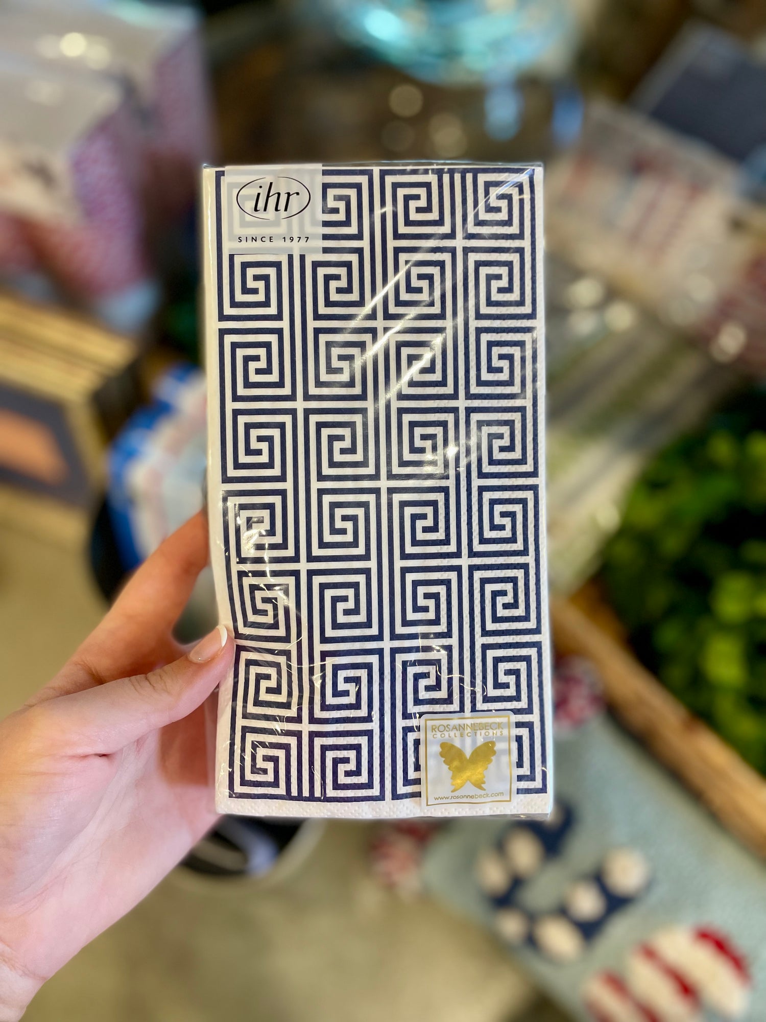 Geometric Guest Towel