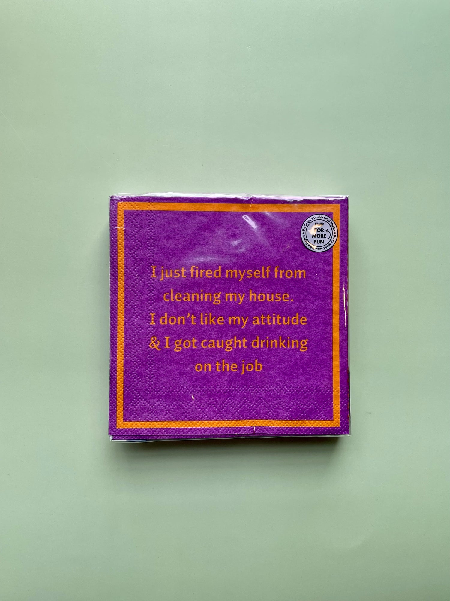 Drinks on Me Cocktail Napkins : Procrastinate