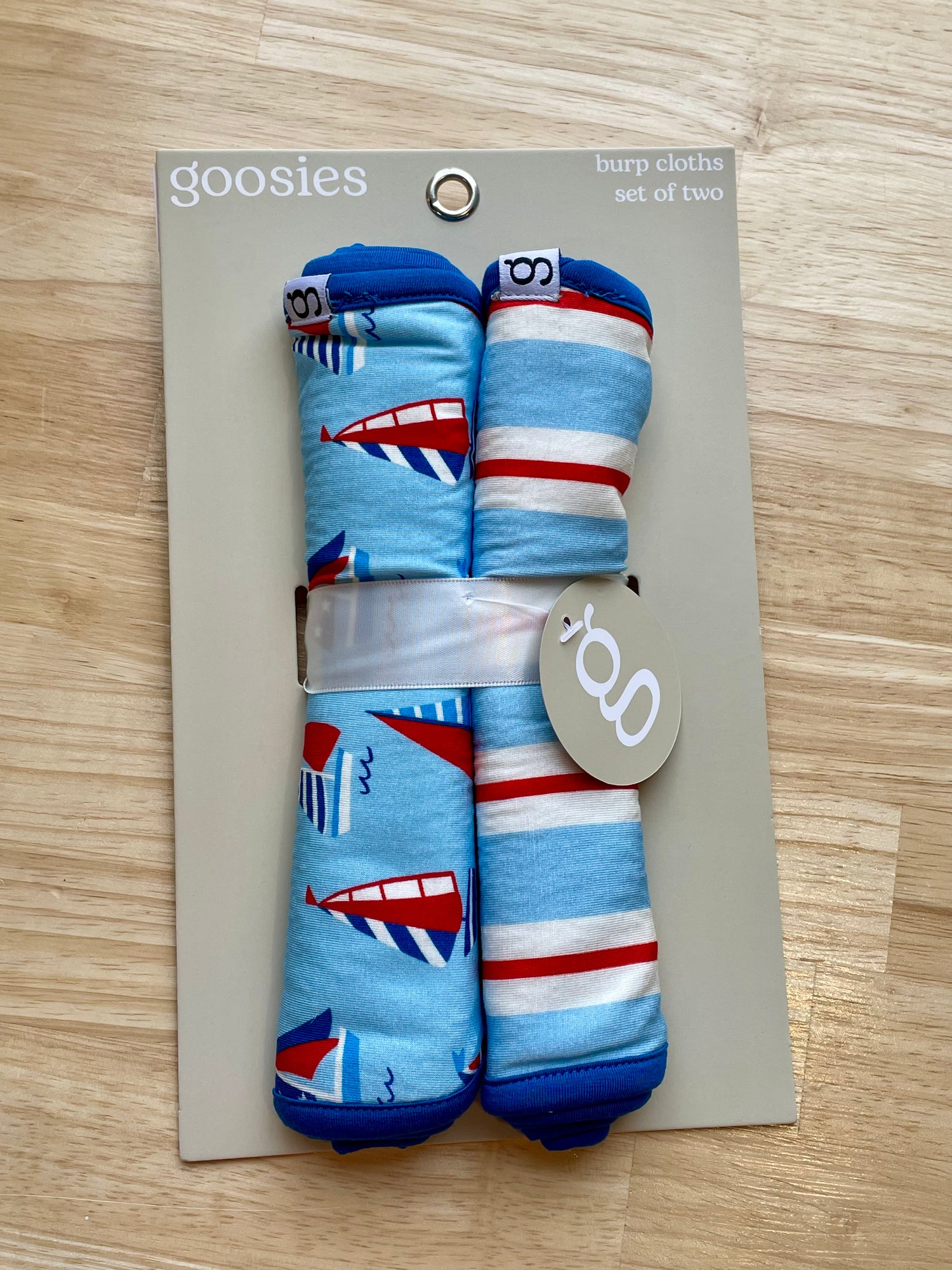Sail Away Burp Cloth Set