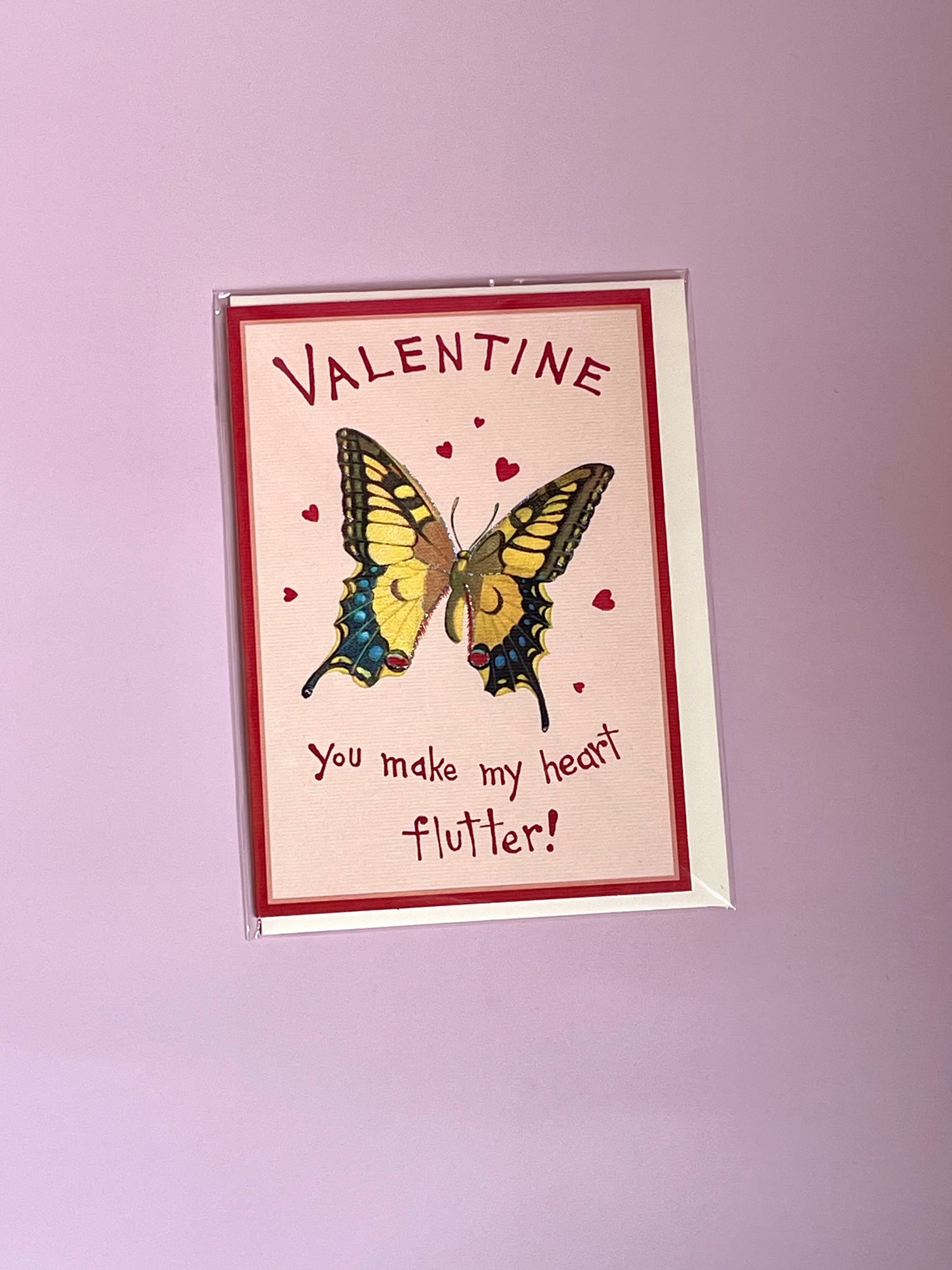 Valentine Butterfly Greeting Card