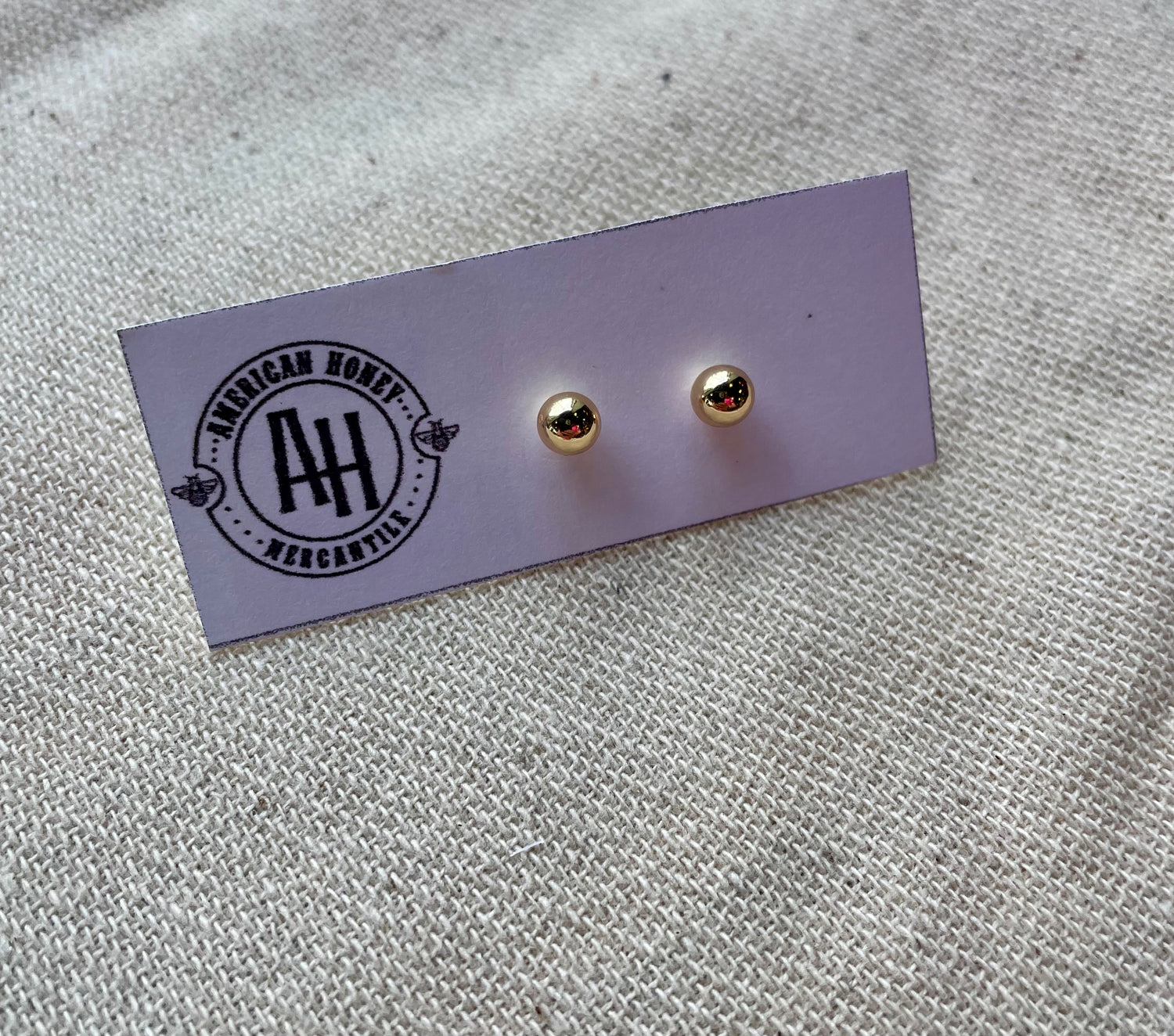 Simple Gold Studs