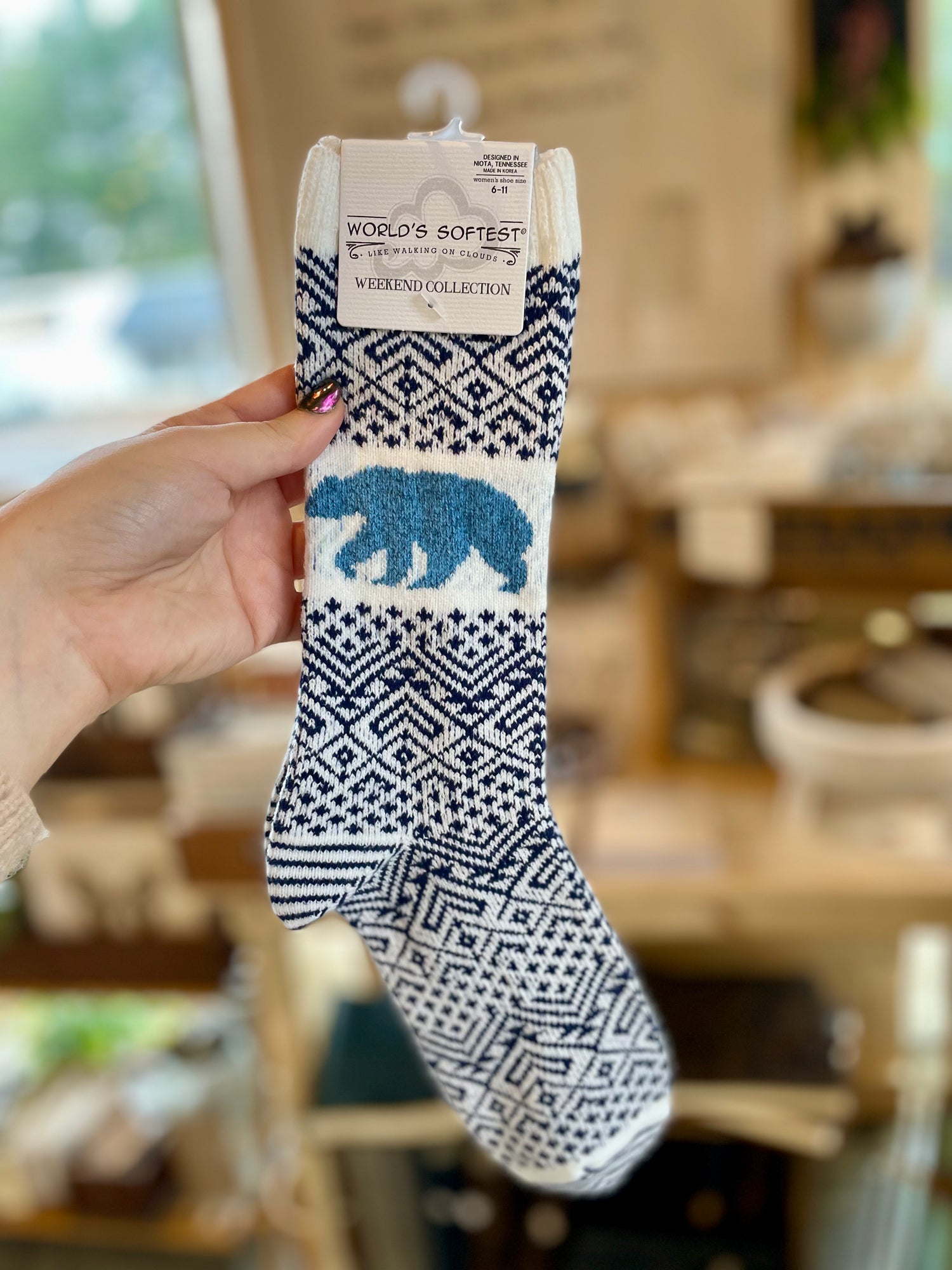 Nature Walk Crew Socks