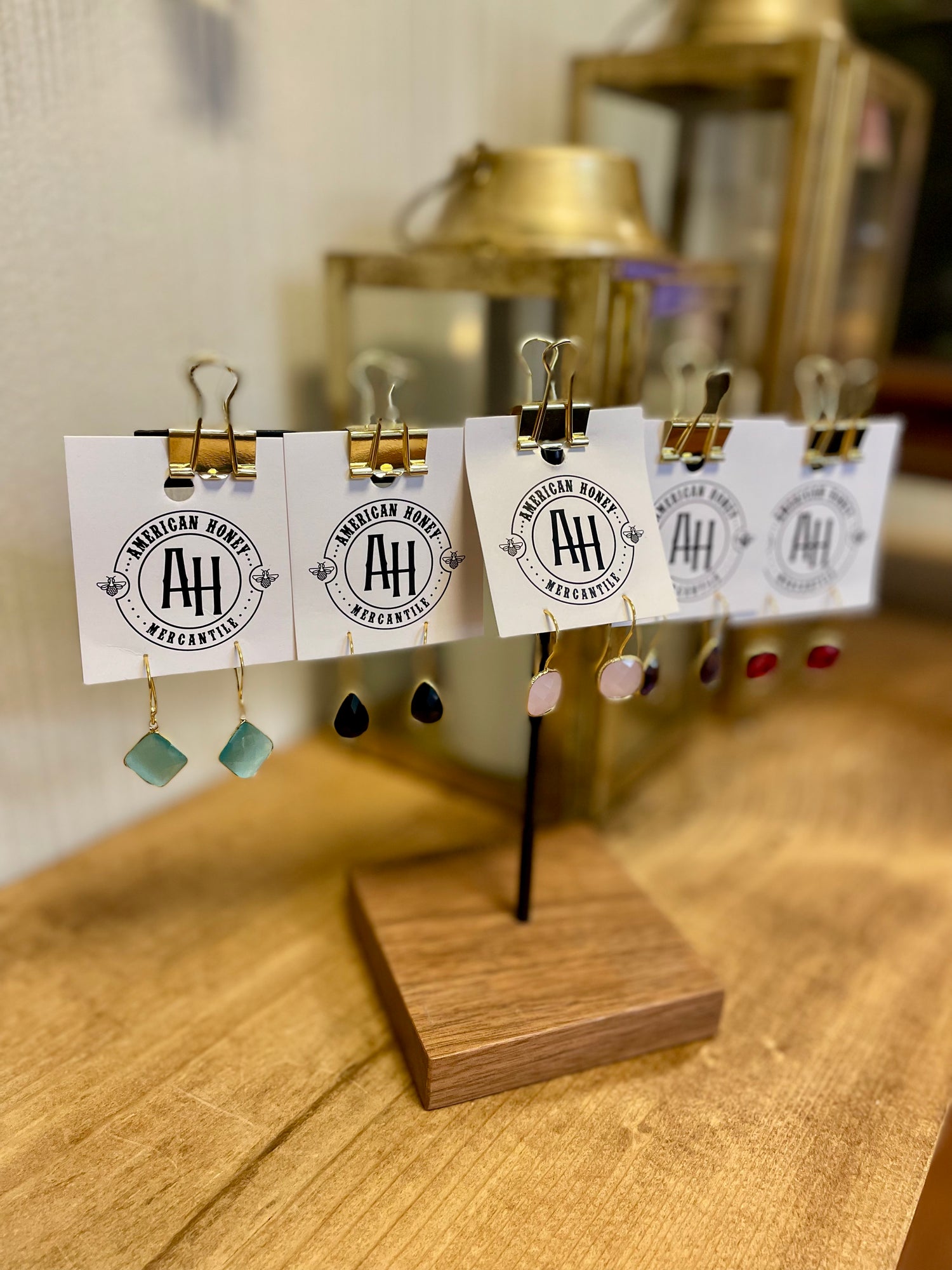 Stone Drop Earring