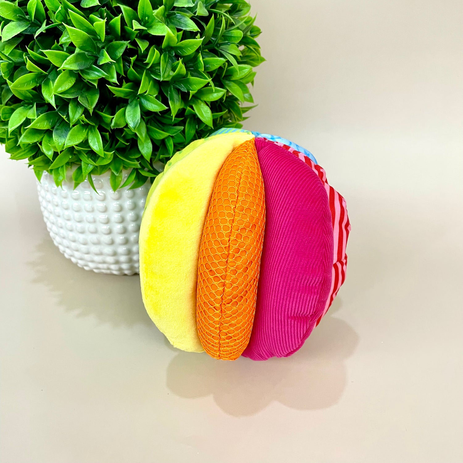 Rainbow Fabric Ball