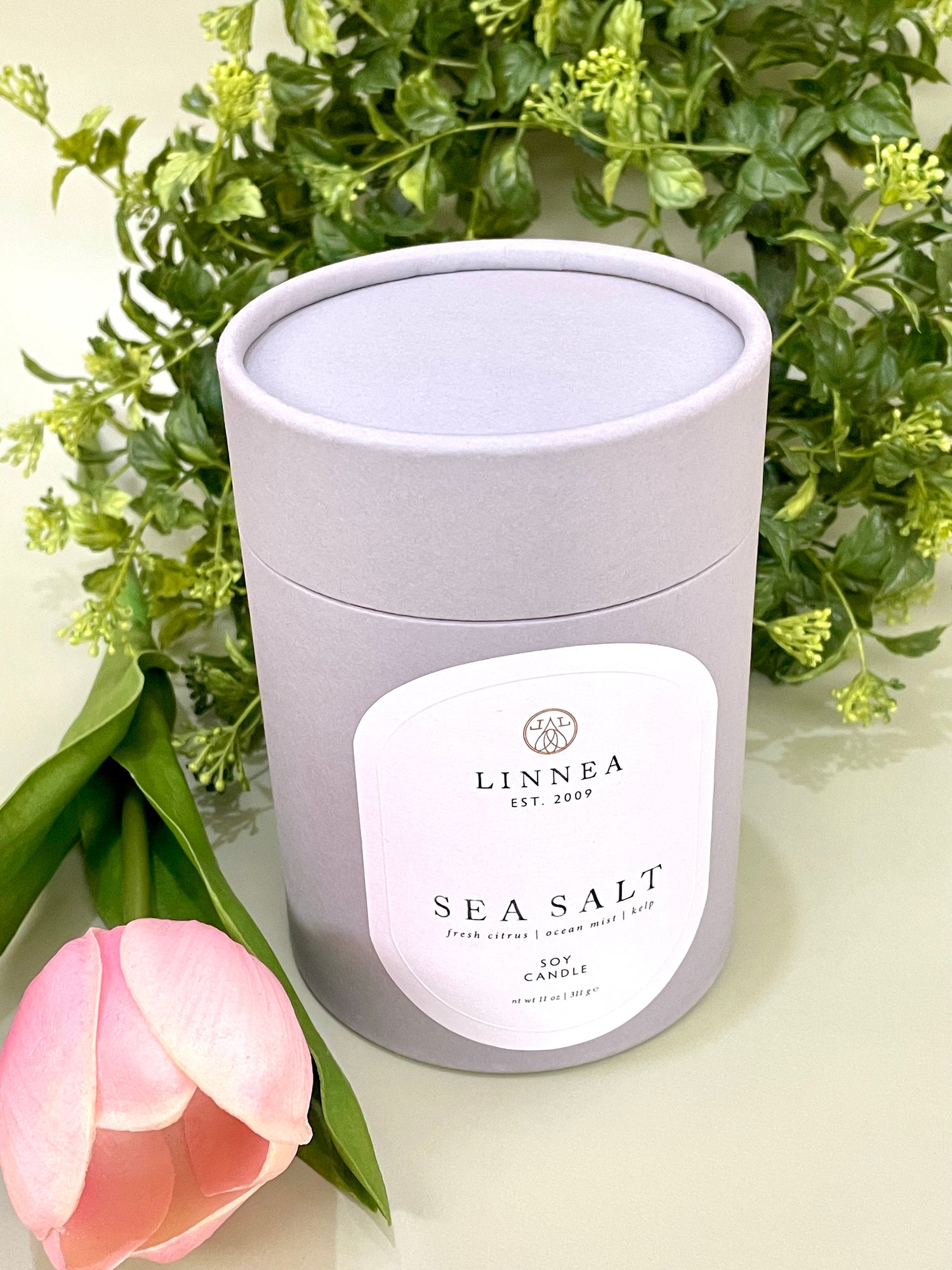 Sea Salt 2 Wick Linnea Candle