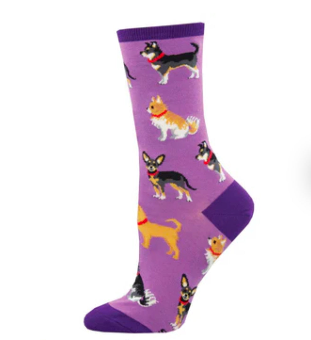 Sock Smith Doggy Style Purple