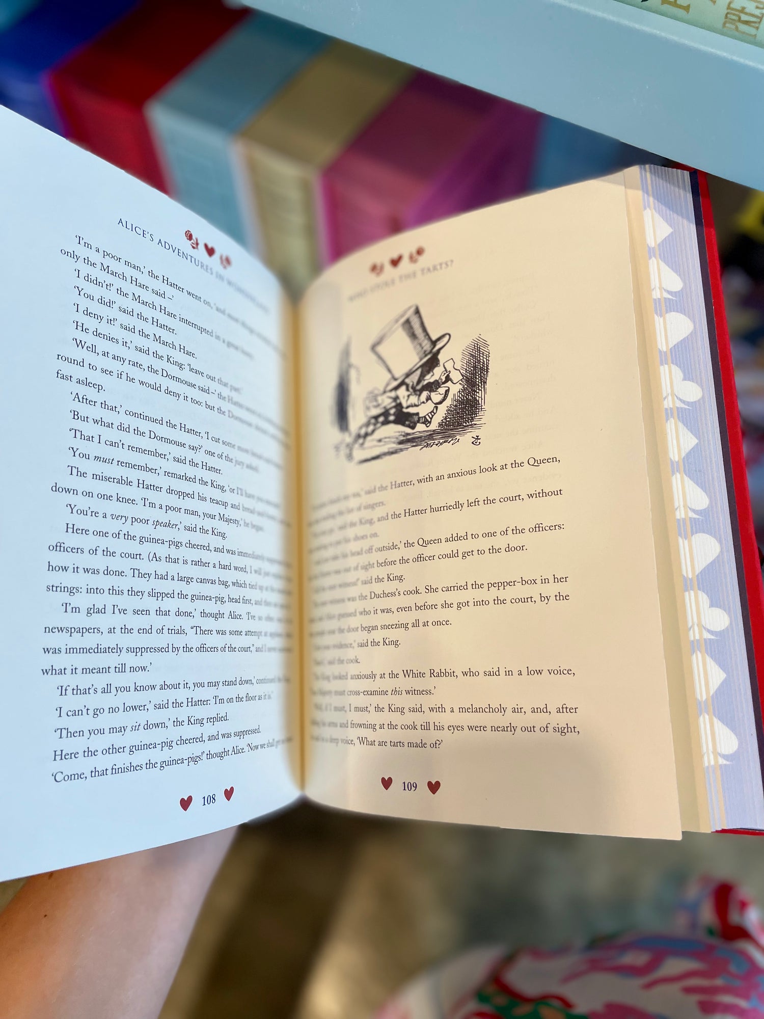 Alice's Adventures in Wonderland and Through the Looking Glass by Lewis Carroll