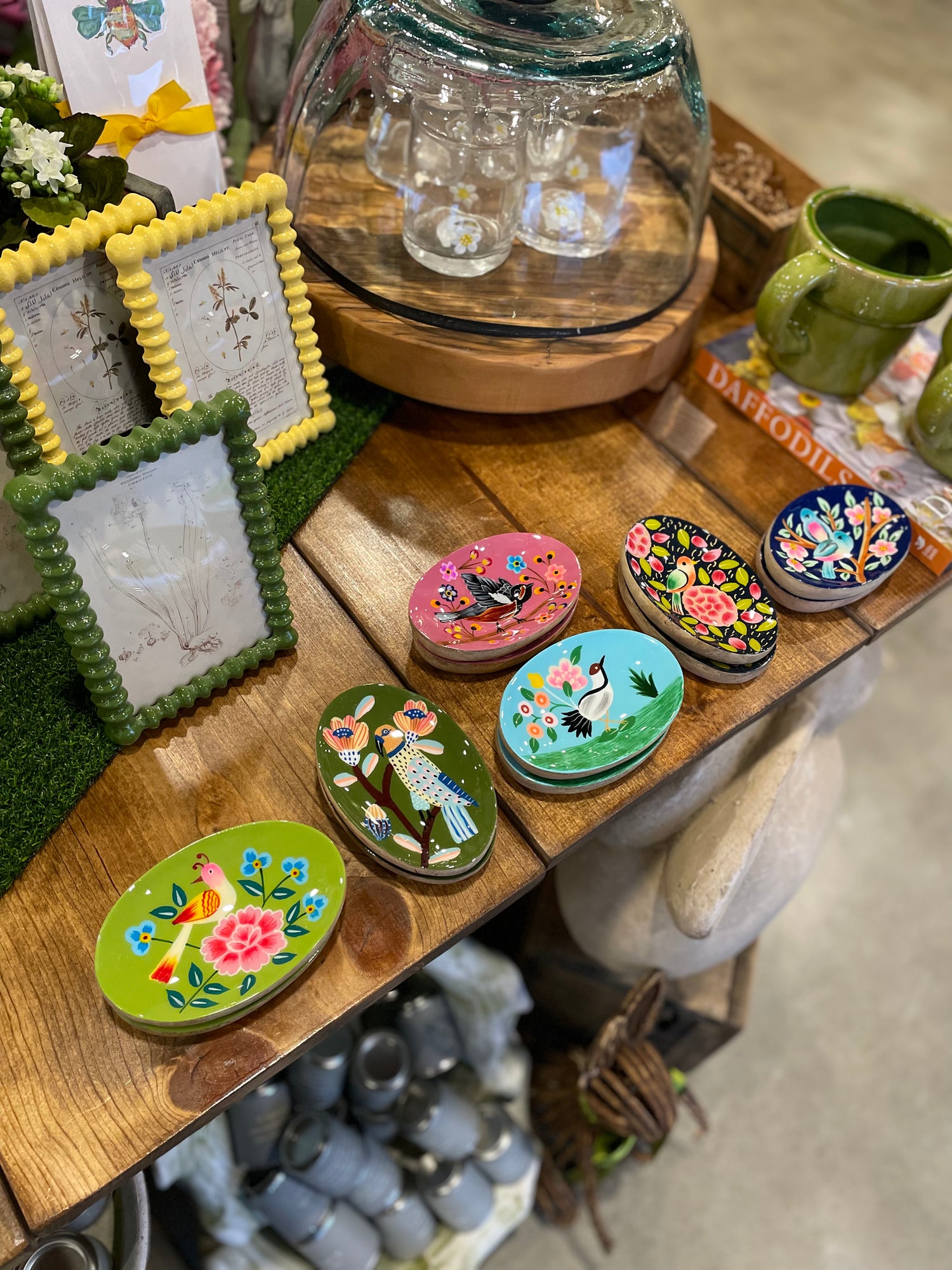 Colorful Enameled Oval Dish