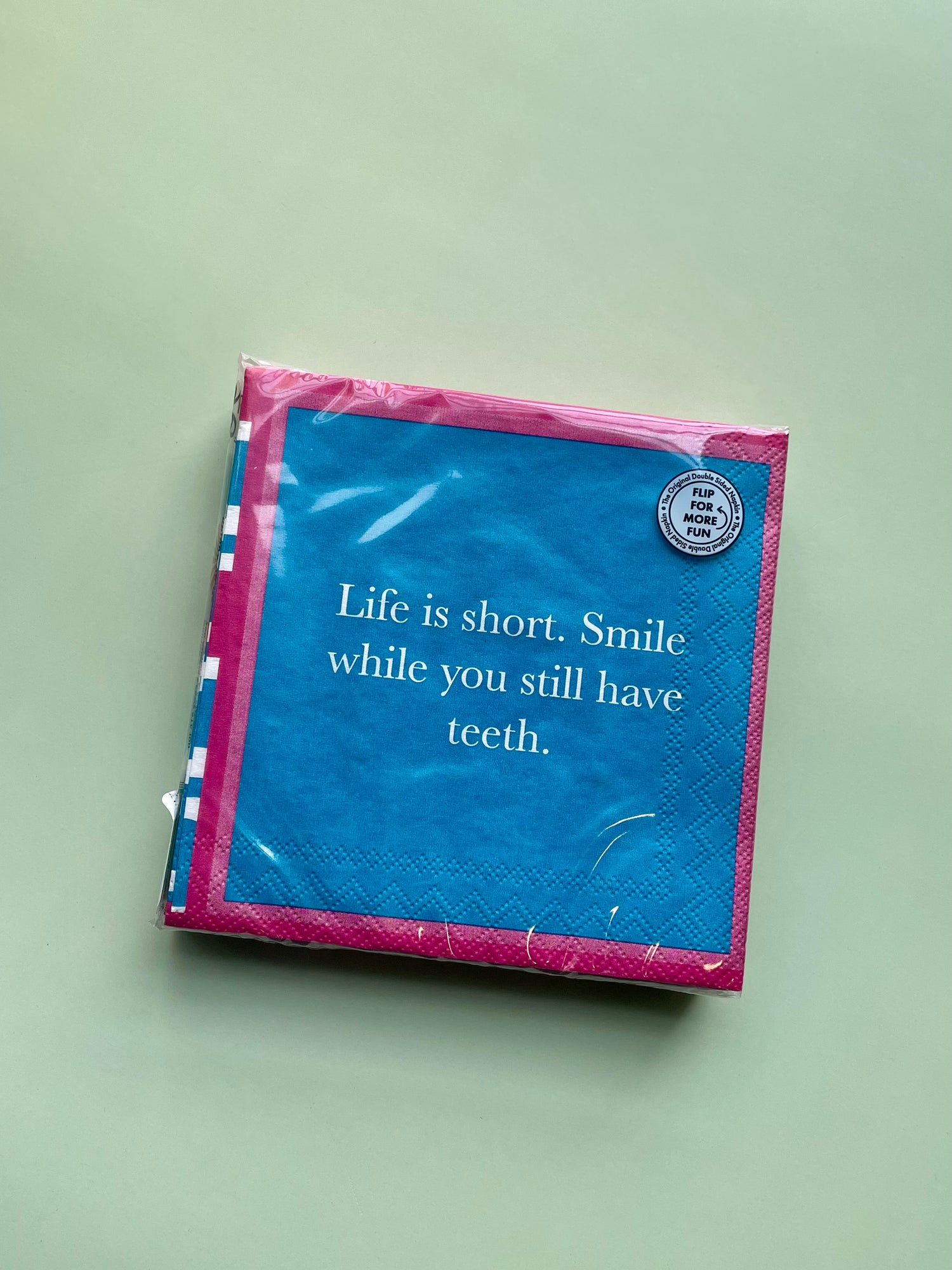 Drinks on Me Cocktail Napkins : Life is Short
