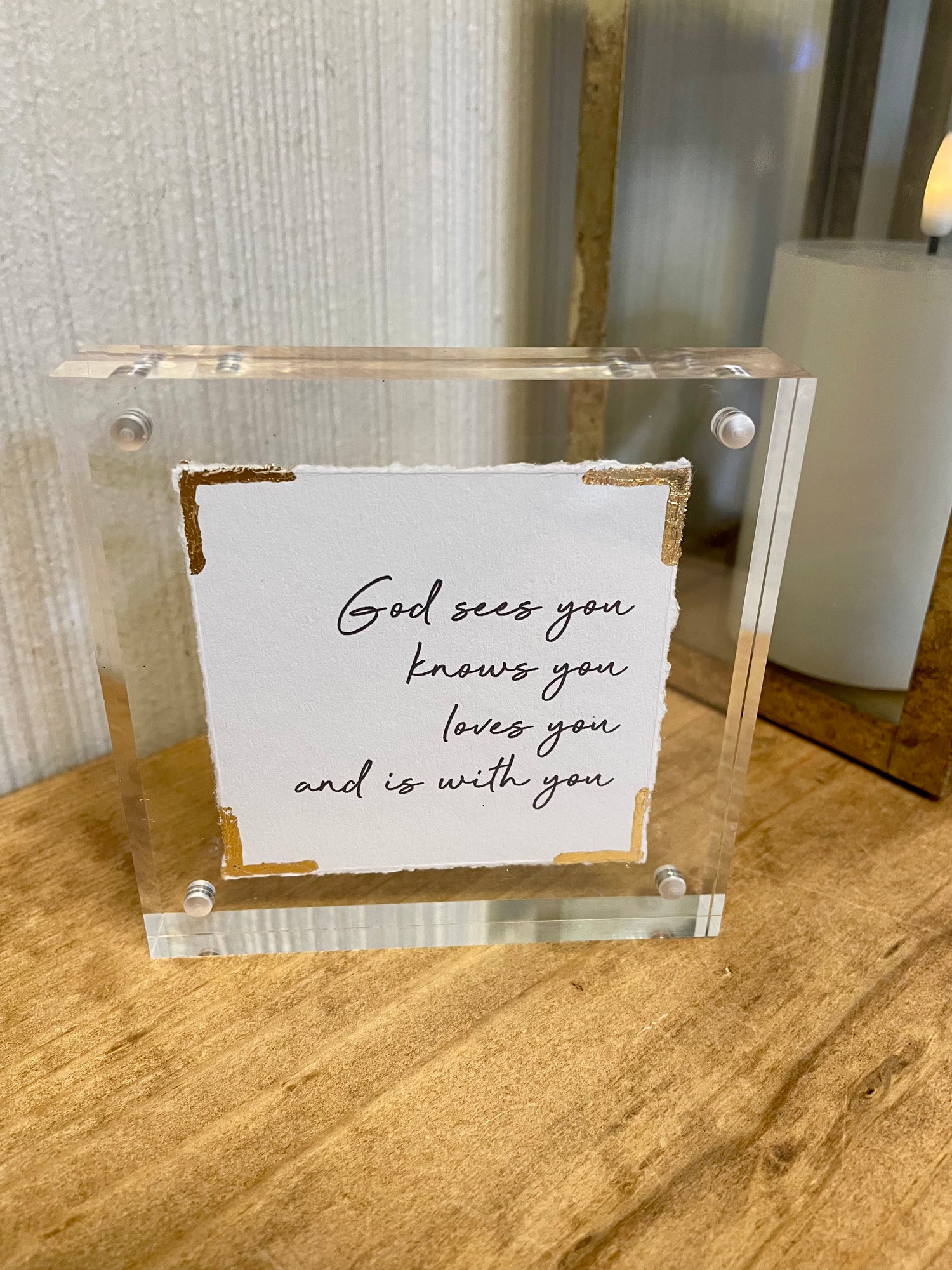 Acrylic Block 4x4