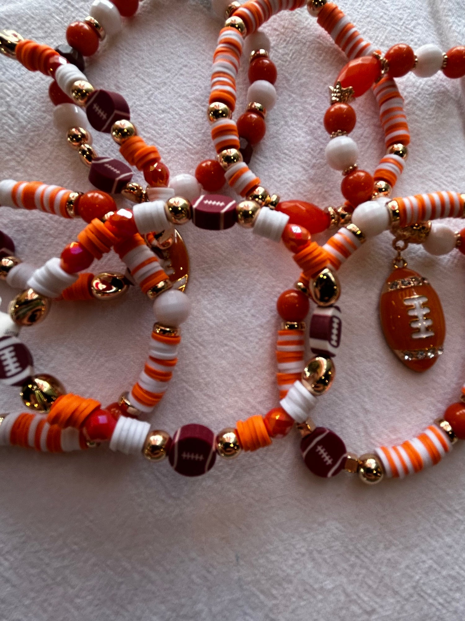 Orange Game Day Bracelets